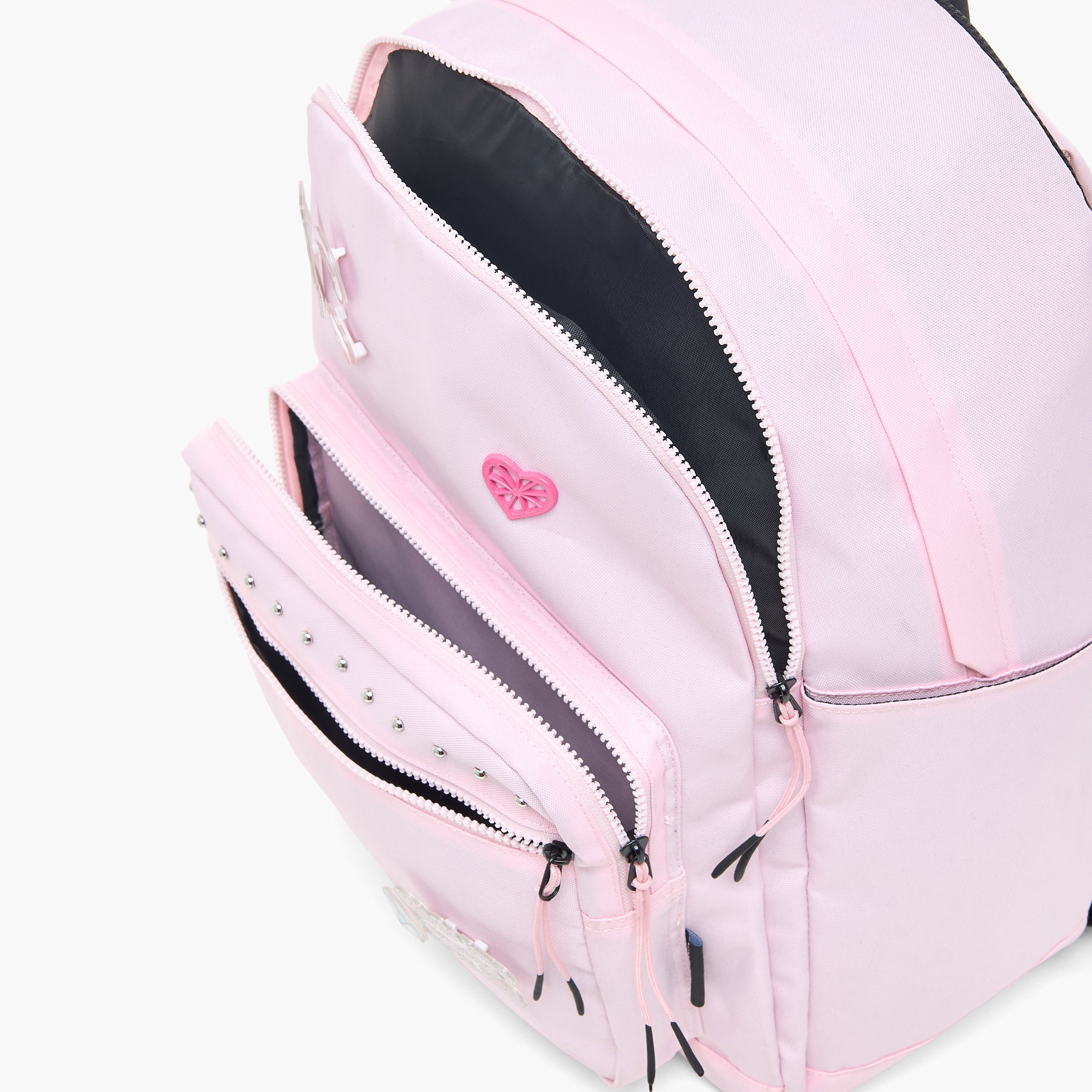 MISS LEMONADE Applique Detail Backpack with Adjustable Straps - 33x16x43 cms-school-bagsandbackpacks-backpacks-image-9