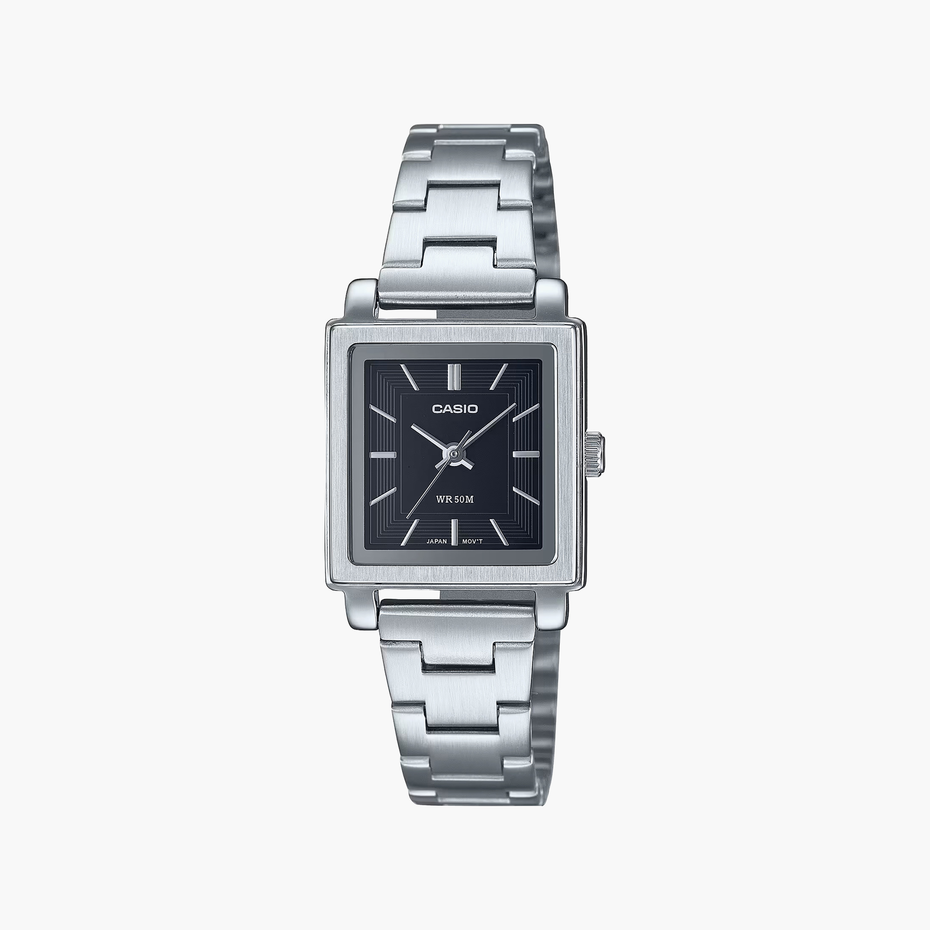 Casio Silver Analog Stainless Steel Stap Watch | LTP-E176D-1AVDF | 23 MM-women-watchesandjewellery-watches-image-1