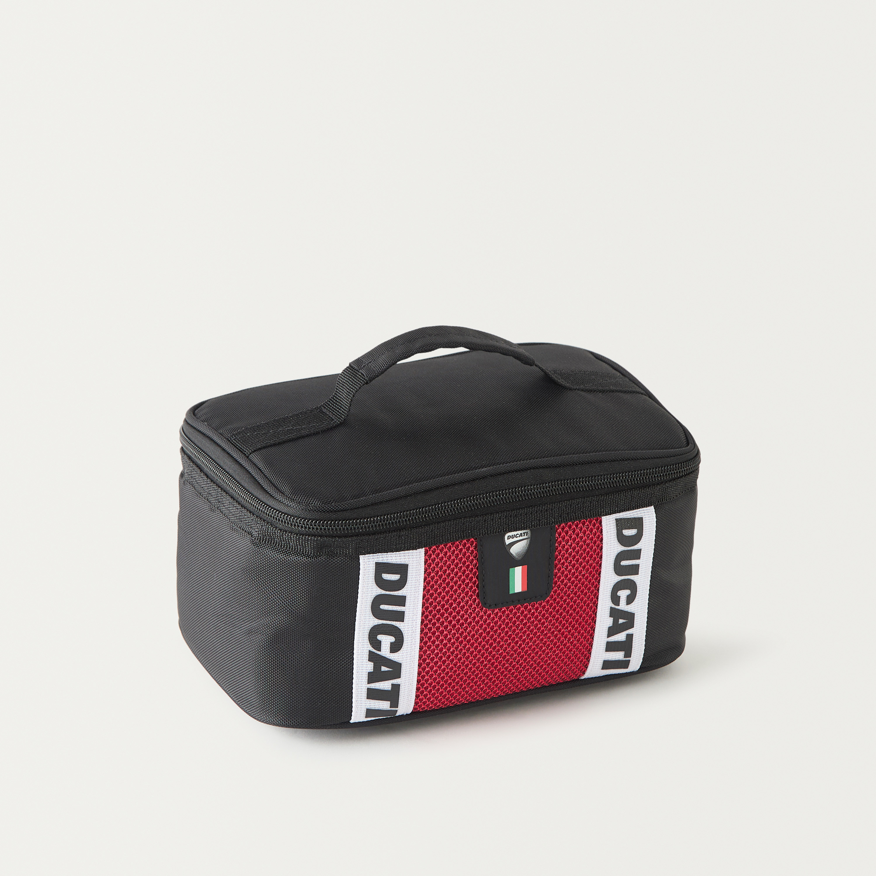 Ducati Logo Detail Lunch Bag with Zip Closure and Grab Handle-school-lunchessentials-lunchbags-image-2