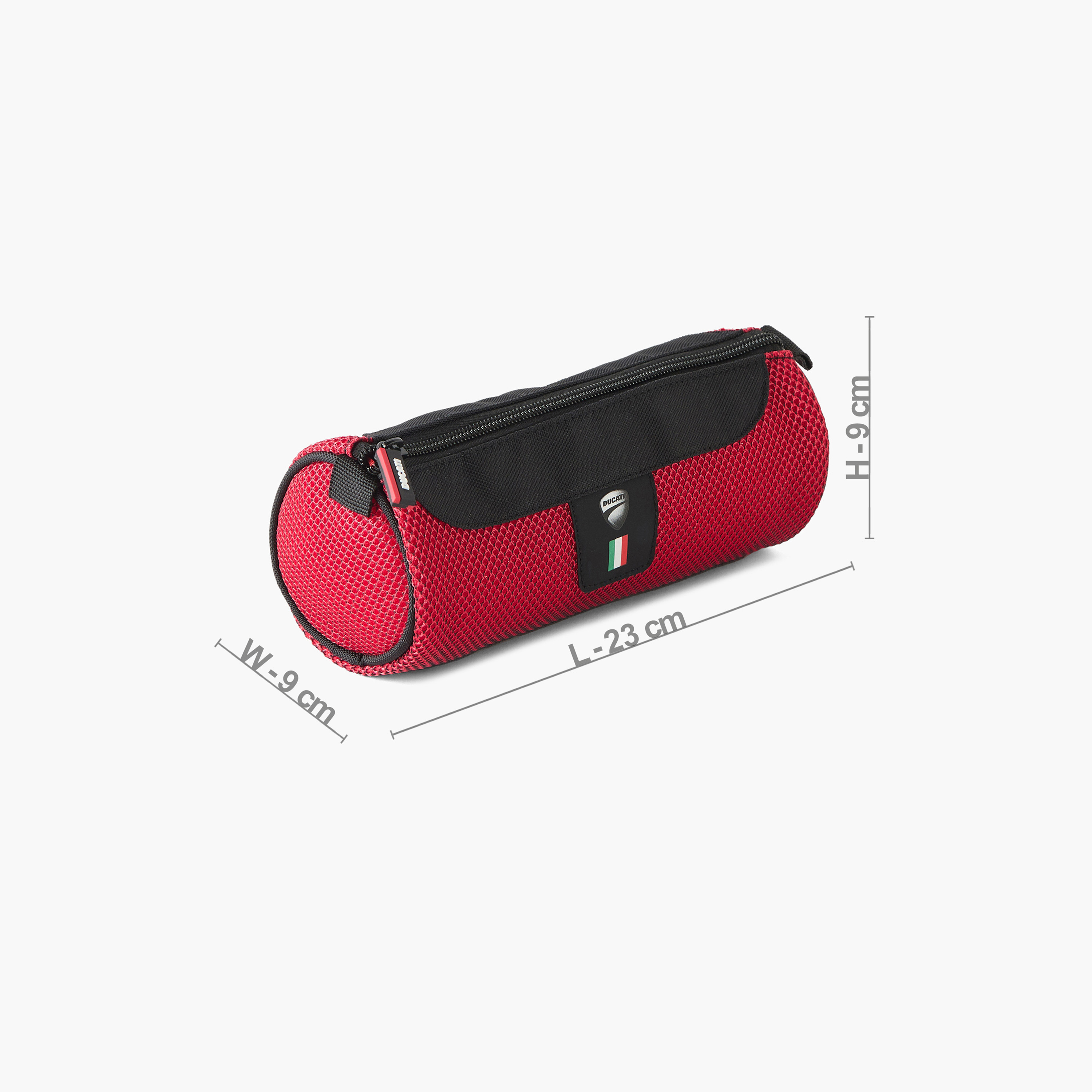 Ducati Printed Pencil Pouch with Zip Closure-school-stationery-pencilcases-image-2