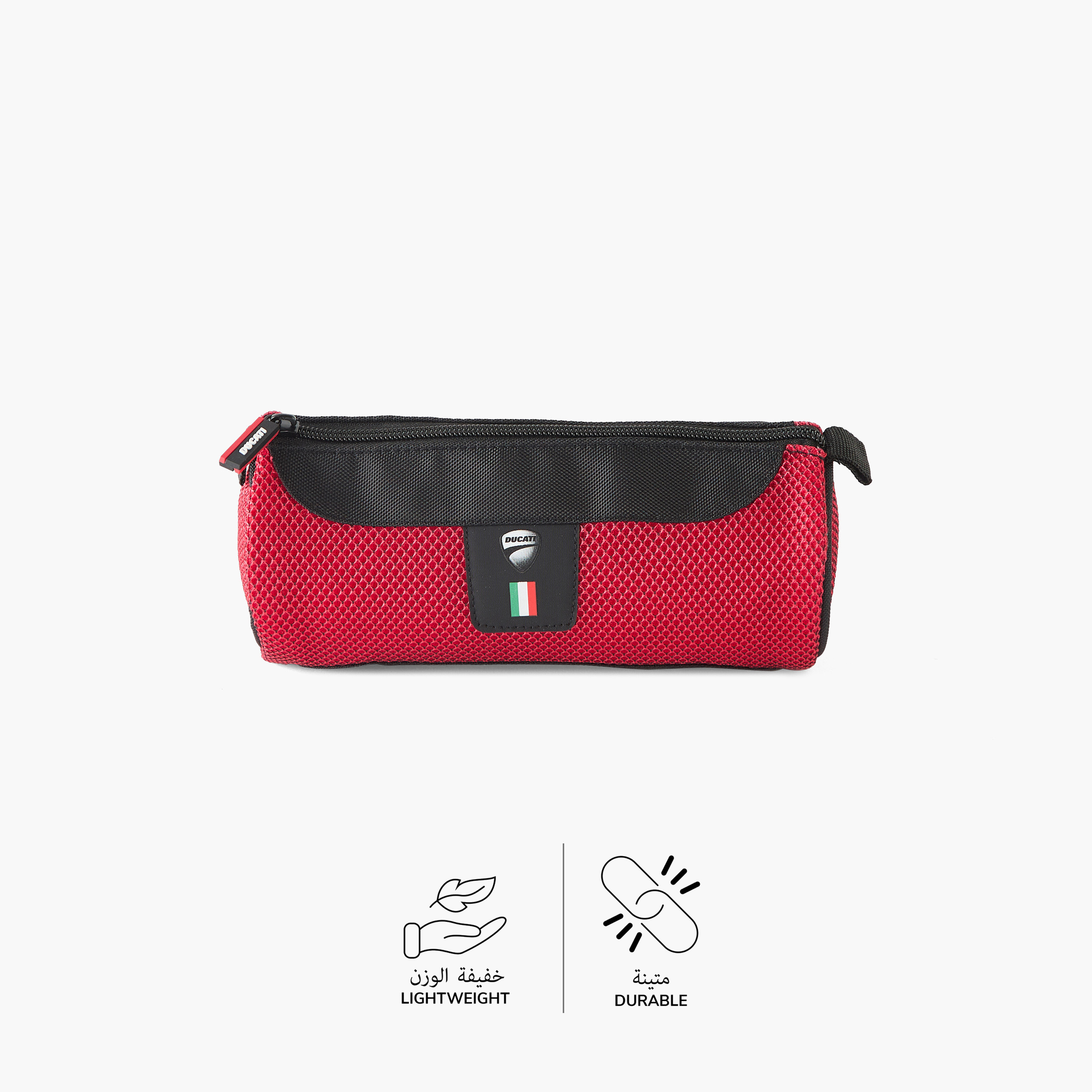 Ducati Printed Pencil Pouch with Zip Closure-school-stationery-pencilcases-image-4