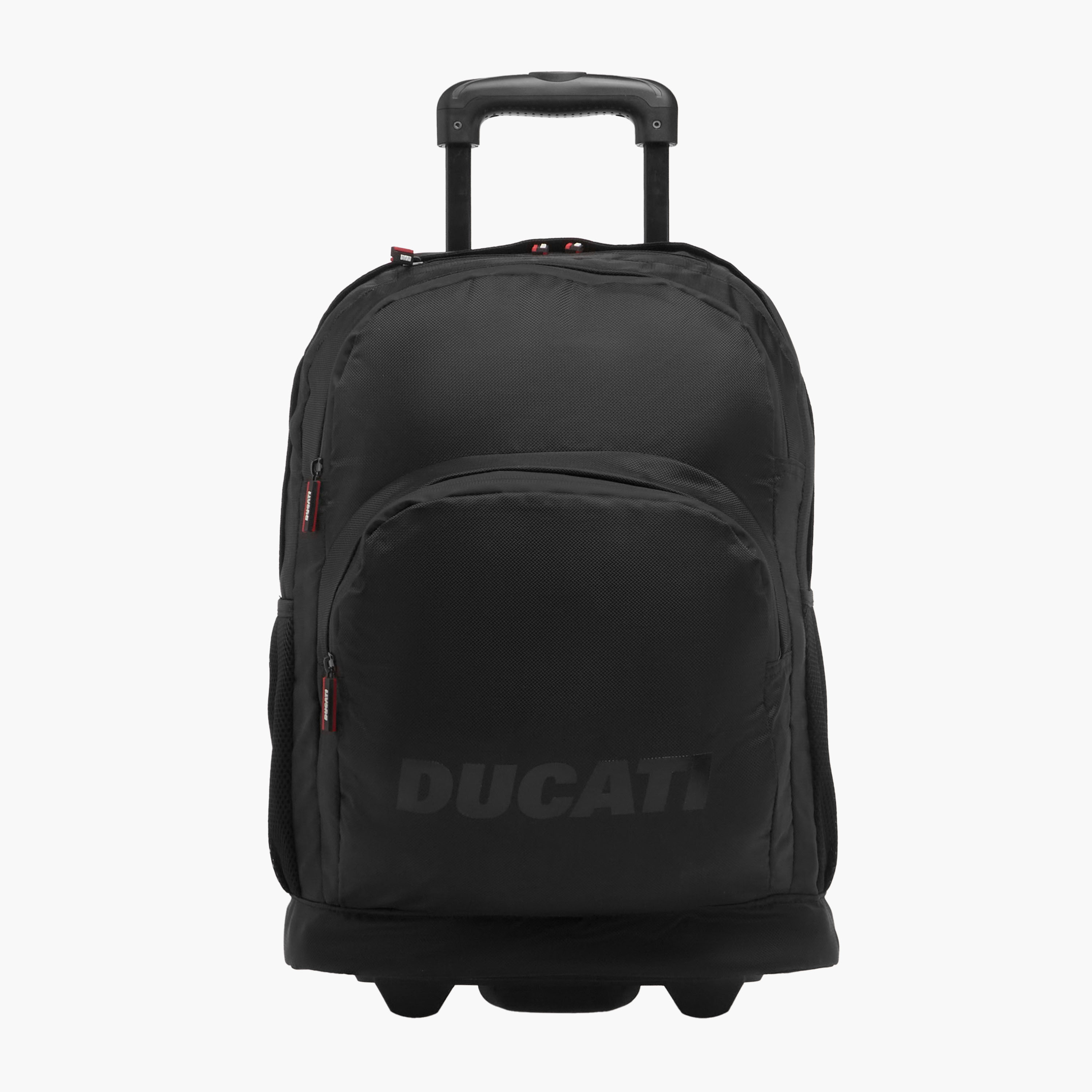 شنطة ظهر ترولي 18 بوصة بمقبض قابل للسحب وتفاصيل شعار من دوكاتي - 34x19x46 سم-school-bagsandbackpacks-trolleybags-image-1