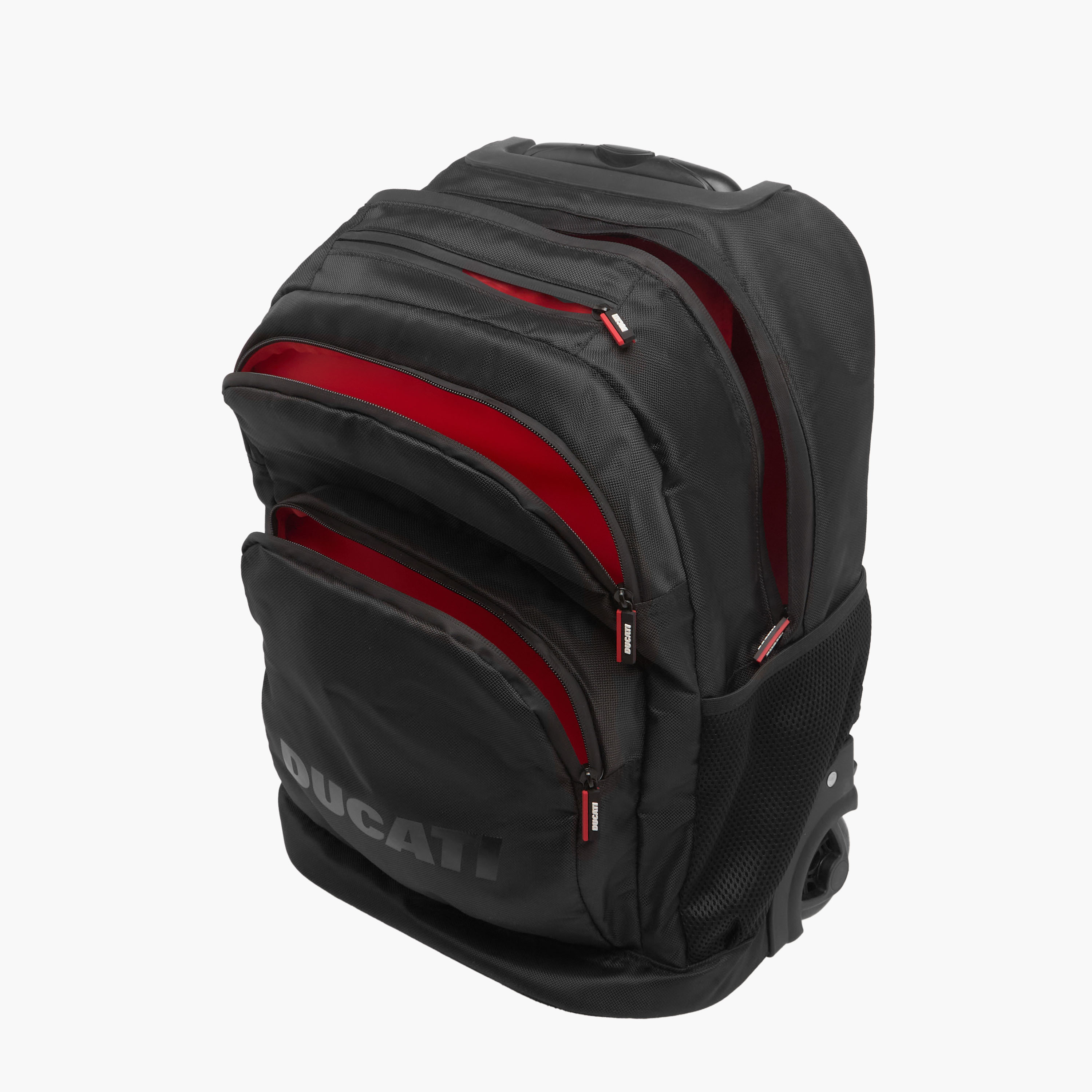 Ducati Logo Detail 18-inch Trolley Backpack with Retractable Handle - 34x19x46 cms-school-bagsandbackpacks-trolleybags-image-11