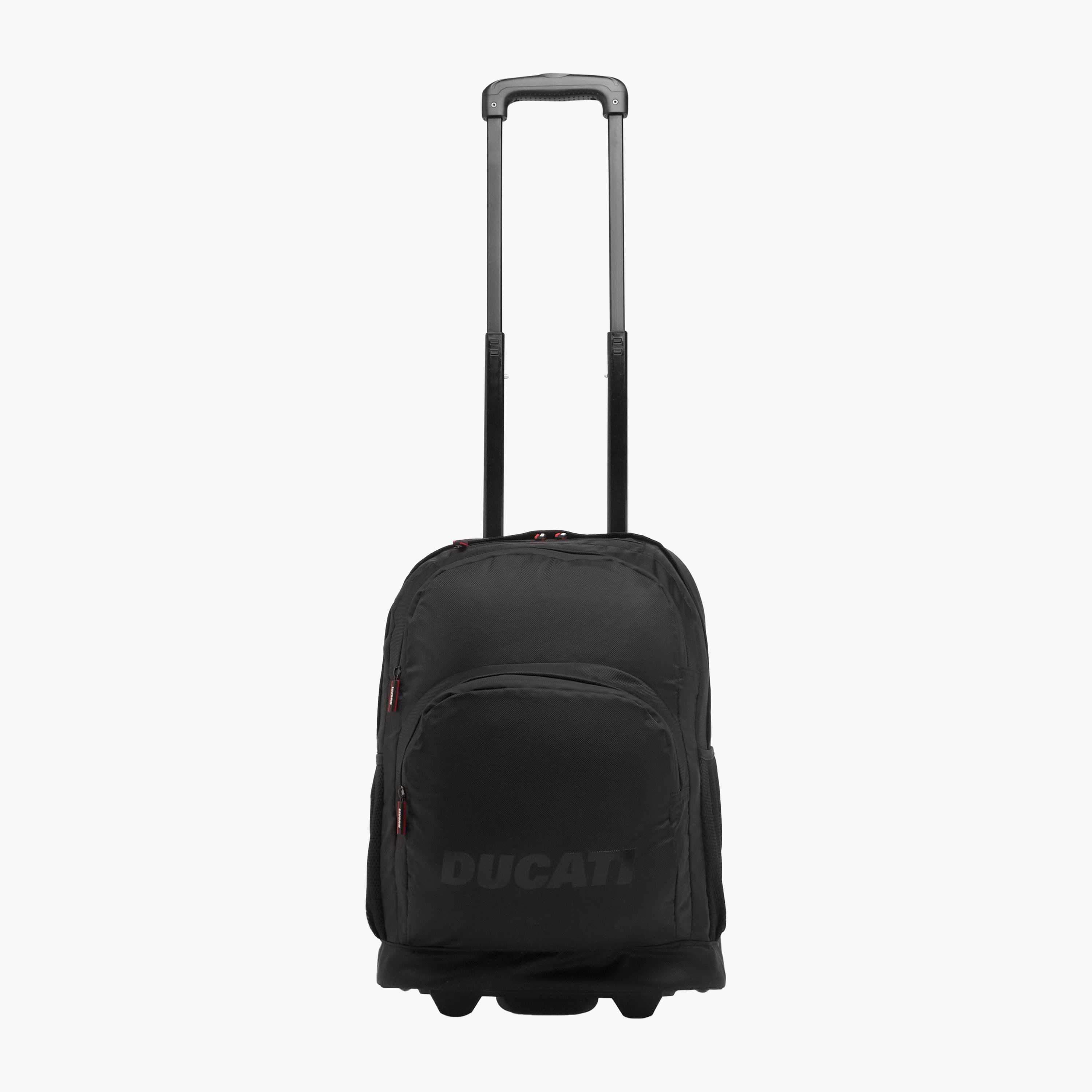 شنطة ظهر ترولي 18 بوصة بمقبض قابل للسحب وتفاصيل شعار من دوكاتي - 34x19x46 سم-school-bagsandbackpacks-trolleybags-image-2