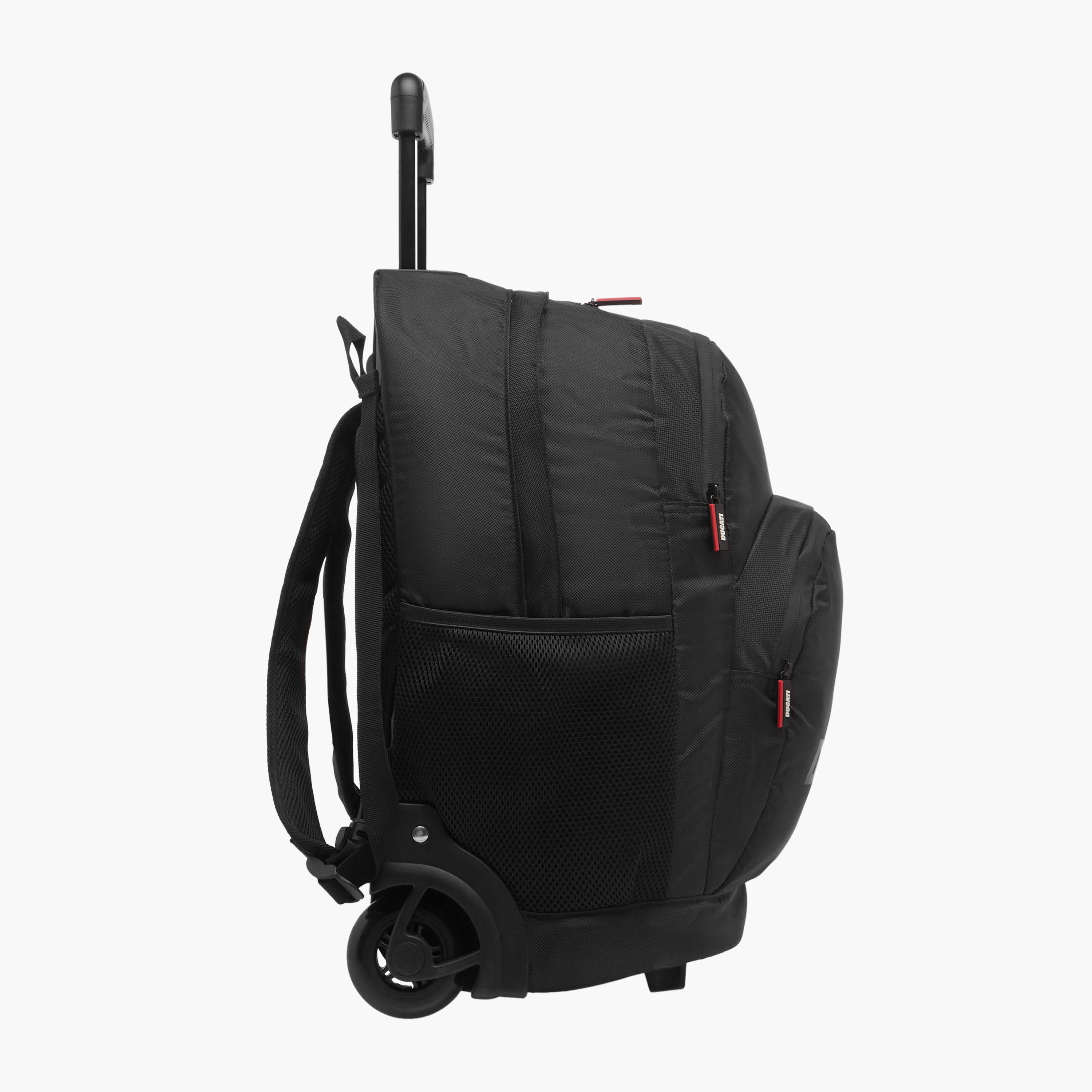 شنطة ظهر ترولي 18 بوصة بمقبض قابل للسحب وتفاصيل شعار من دوكاتي - 34x19x46 سم-school-bagsandbackpacks-trolleybags-image-5