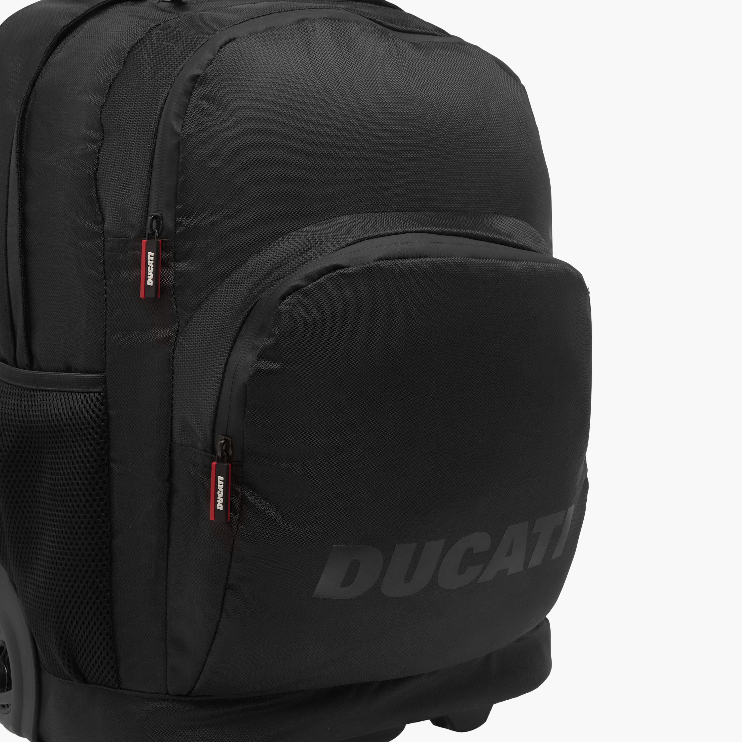 Ducati Logo Detail 18-inch Trolley Backpack with Retractable Handle - 34x19x46 cms-school-bagsandbackpacks-trolleybags-image-7