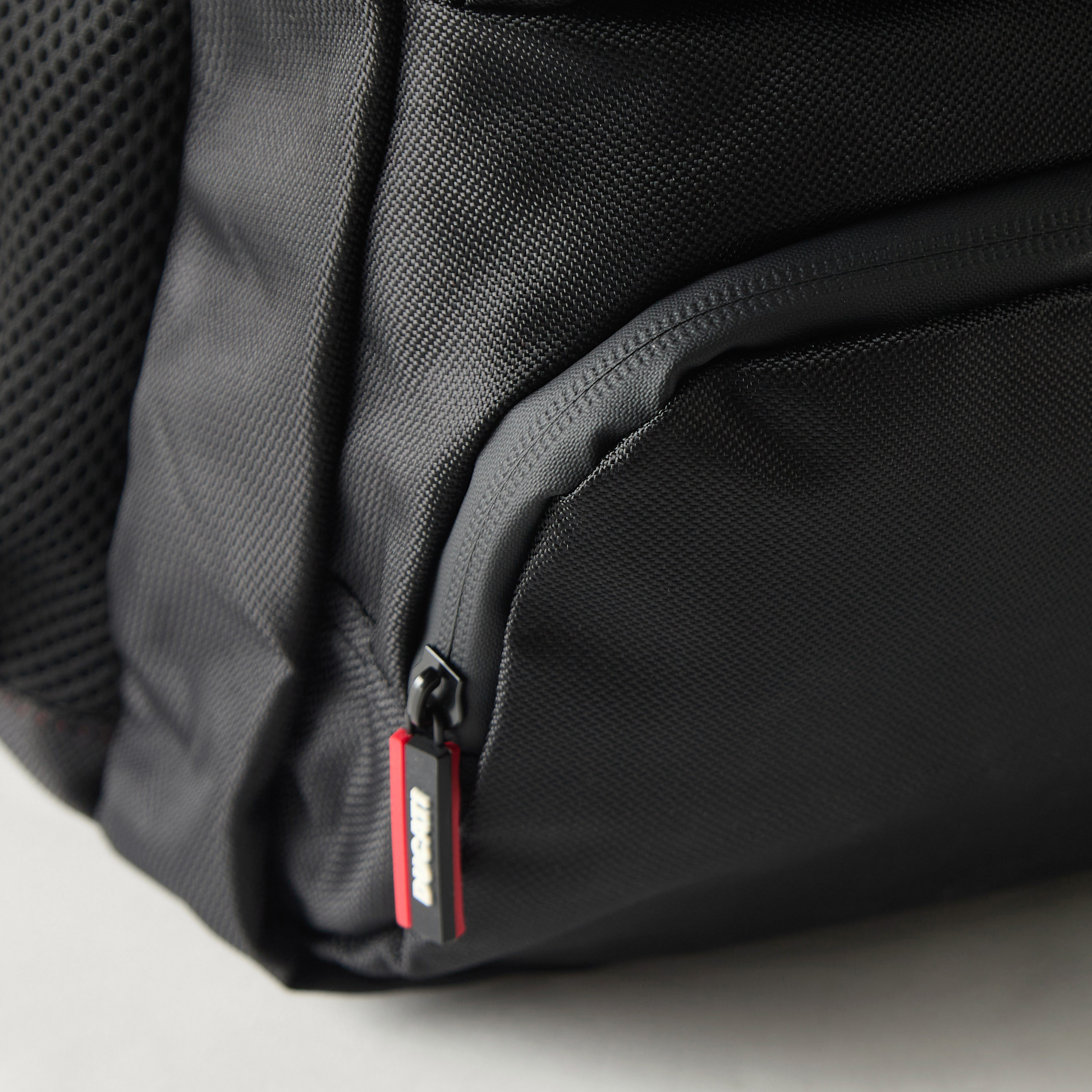 Ducati Logo Print 18 Inch Backpack with Adjustable Shoulder Straps and Zip Closure - 34x14x45 cms-school-bagsandbackpacks-backpacks-image-5