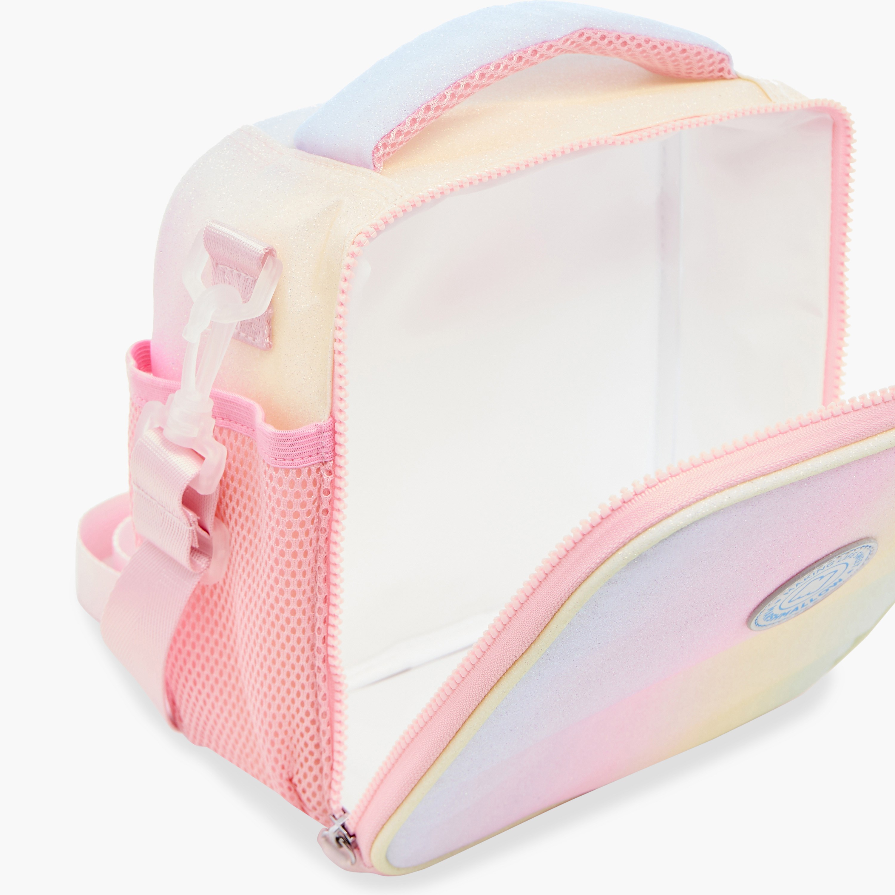 MARSHMALLOW Logo Detail Lunch Bag with Adjustable Strap and Zip Closure-school-lunchessentials-lunchbags-image-7