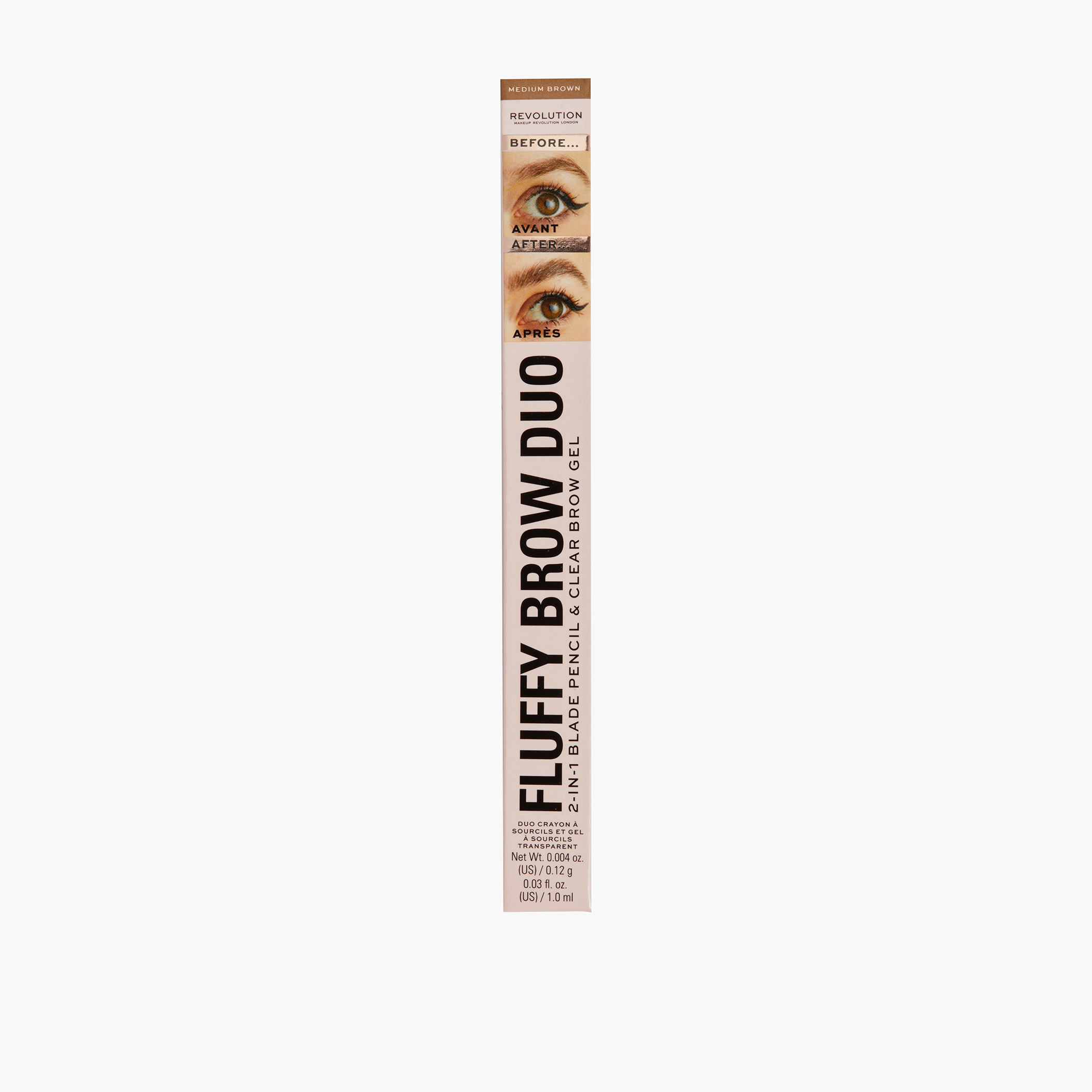 Makeup Revolution Fluffy Brow 2-in-1 Blade Pencil and Brow Gel-beautyandpersonalcare-makeup-eyes-eyebrows-image-1