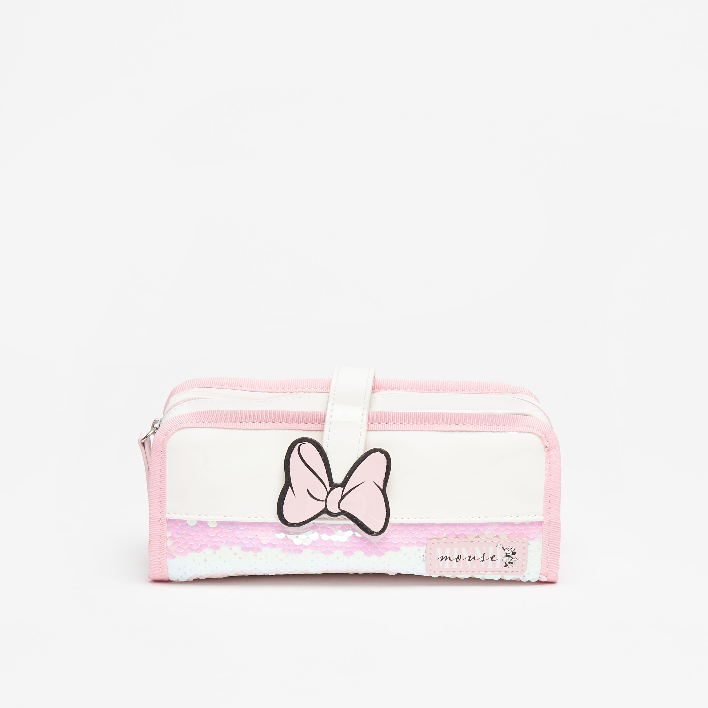 مقلمة بسحاب إغلاق وتزيينات ميني ماوس من ديزني-school-stationery-accessories-image-1