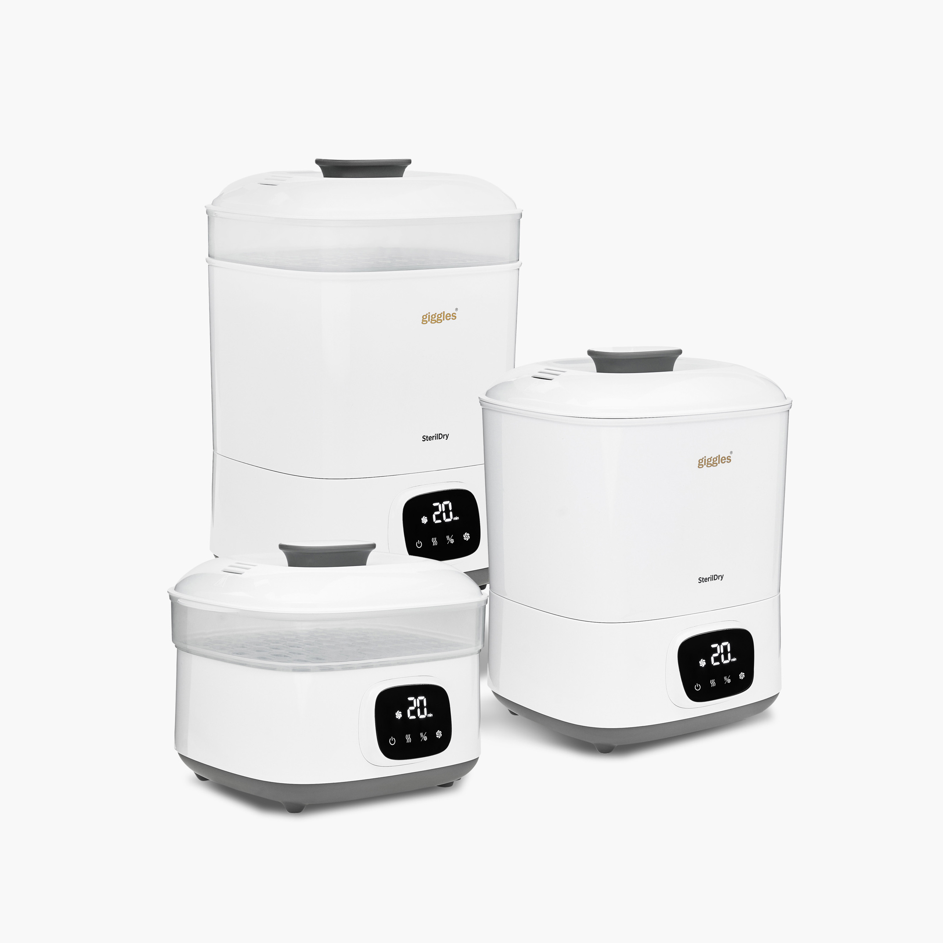 Giggles SterilDry Electric 8-Bottle Sterilizer and Dryer-baby-feeding-sterilizersandwarmers-image-2