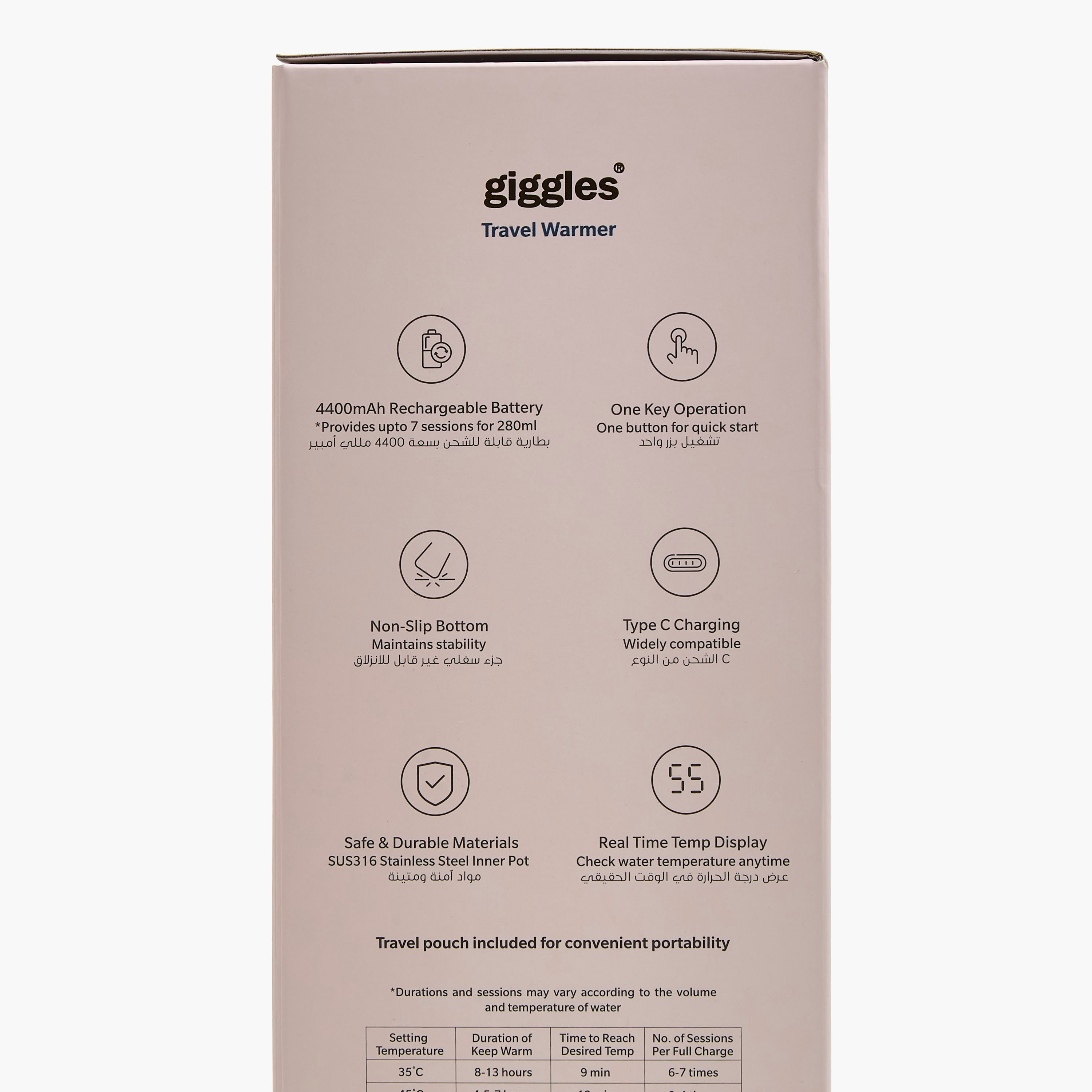 Giggles Travel Warmer - 280 ml-baby-feeding-sterilizersandwarmers-image-12