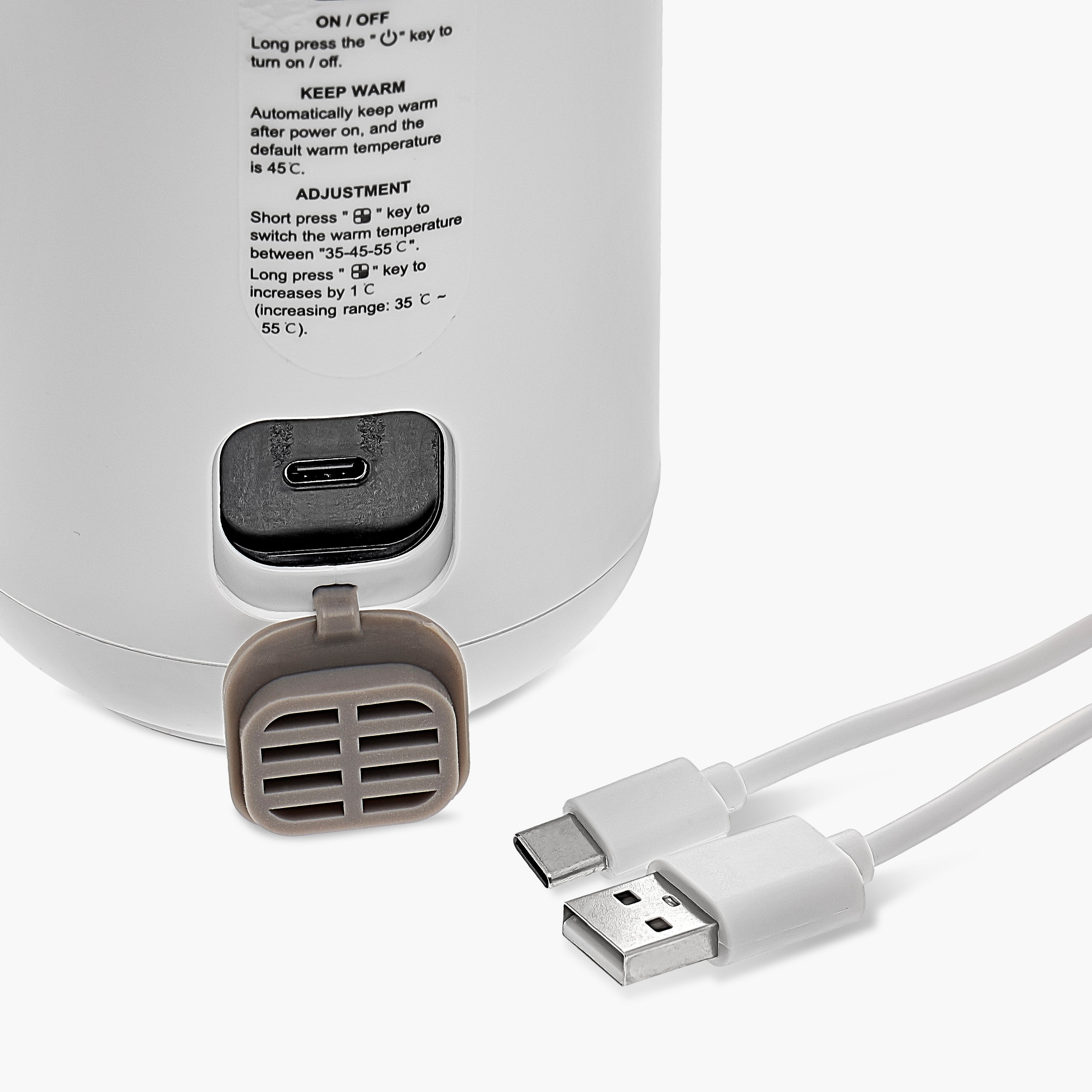 سخّان سفر من جيجلز - 280 مل-baby-feeding-sterilizersandwarmers-image-3