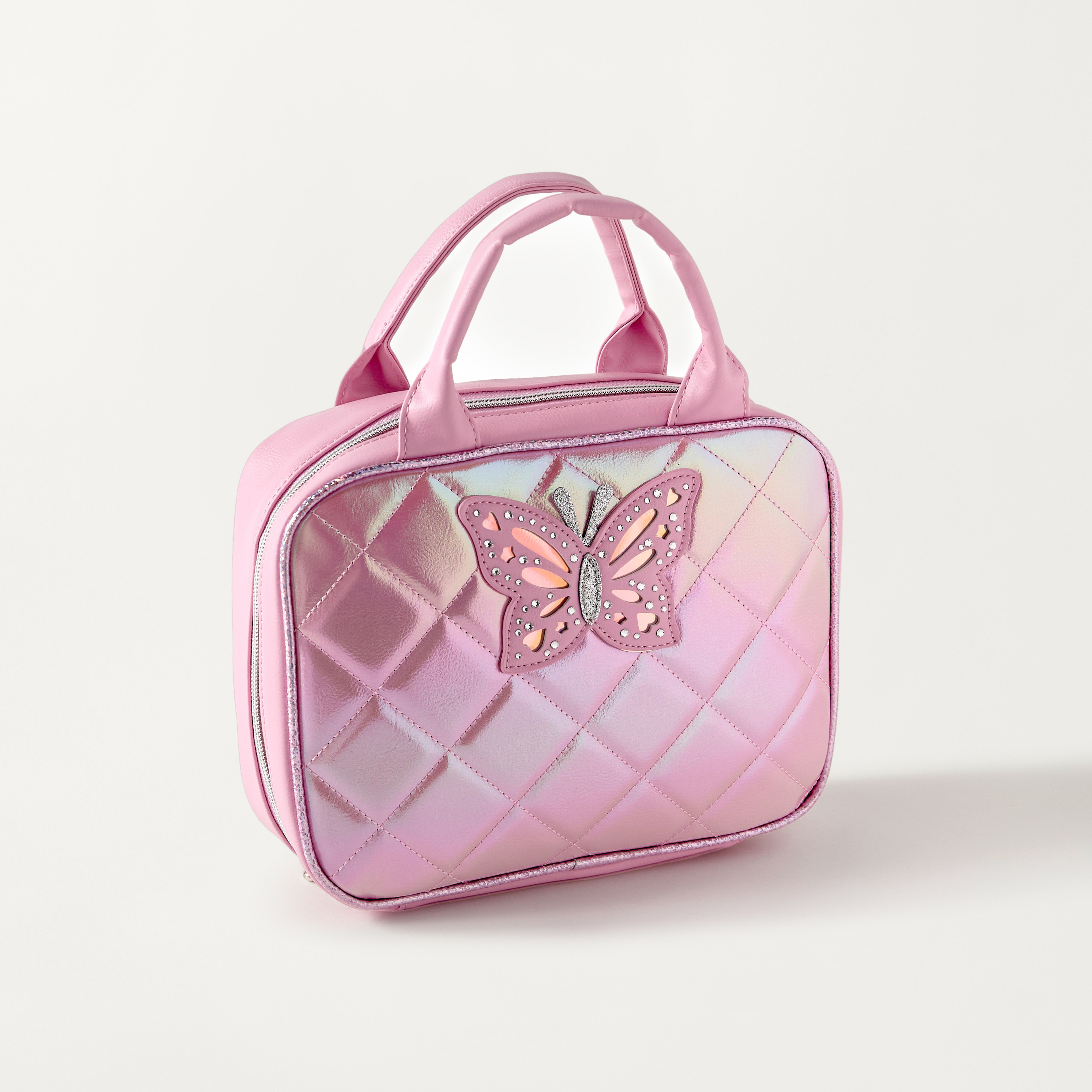 شنطة غداء بسحاب إغلاق وزخارف فراشة من أو إم جي-school-lunchessentials-lunchbags-image-2