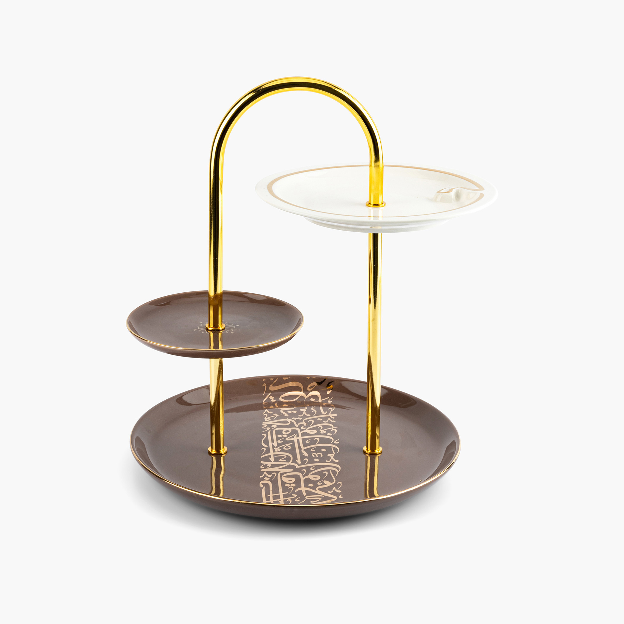 Otantik 3-Tier Printed Porcelain Cake Stand-household-dining-serveware-cakestands-image-2