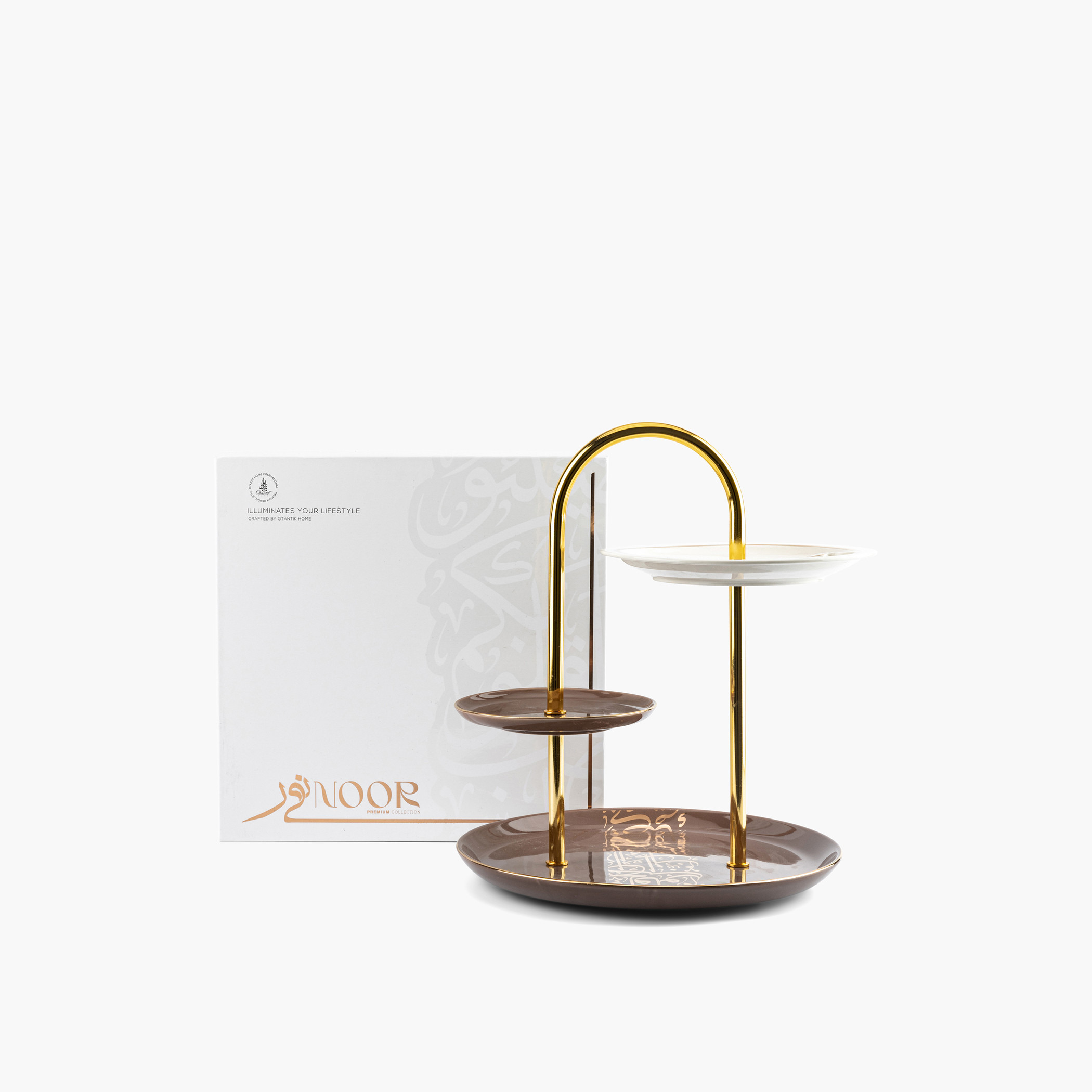 Otantik 3-Tier Printed Porcelain Cake Stand-household-dining-serveware-cakestands-image-3