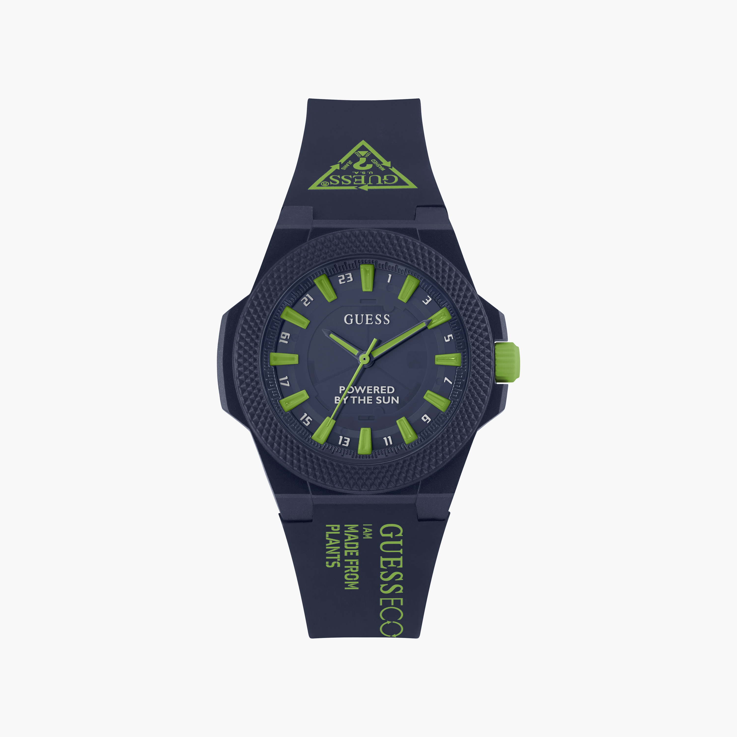 Guess Women's Blue Analog PU Strap Watch | GW0587L2 | 40 MM-women-watchesandjewellery-watches-image-1