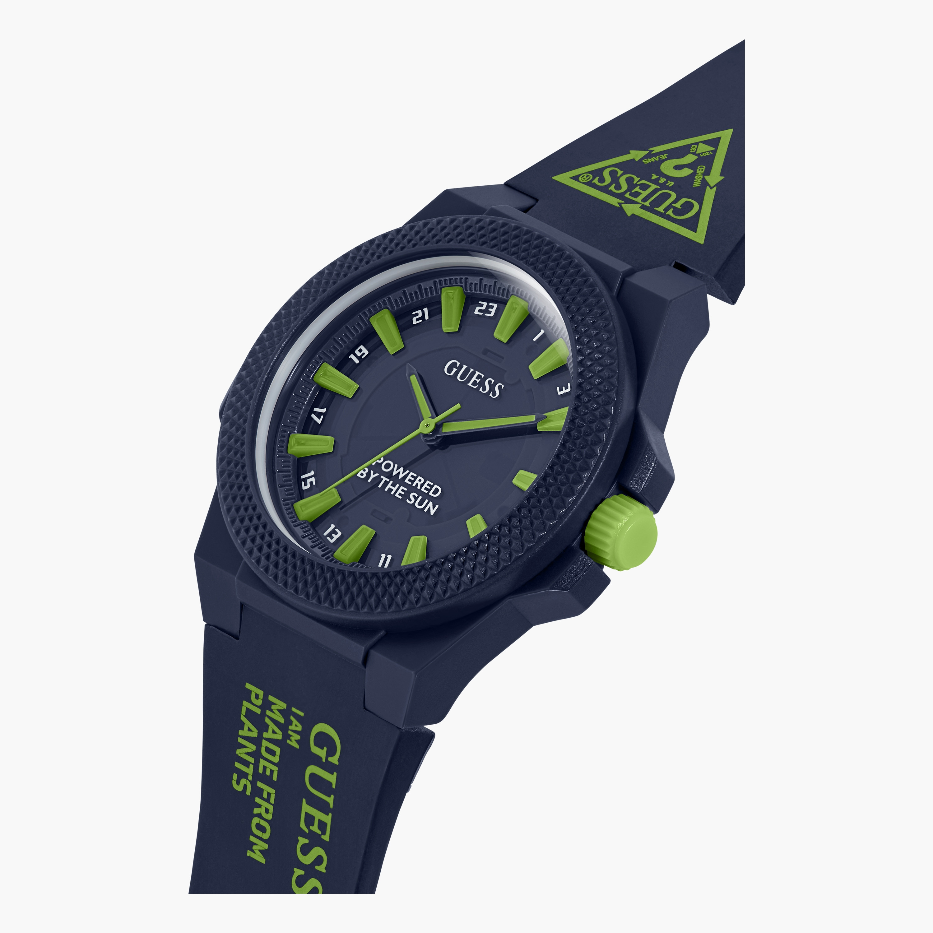 Guess Women's Blue Analog PU Strap Watch | GW0587L2 | 40 MM-women-watchesandjewellery-watches-image-4