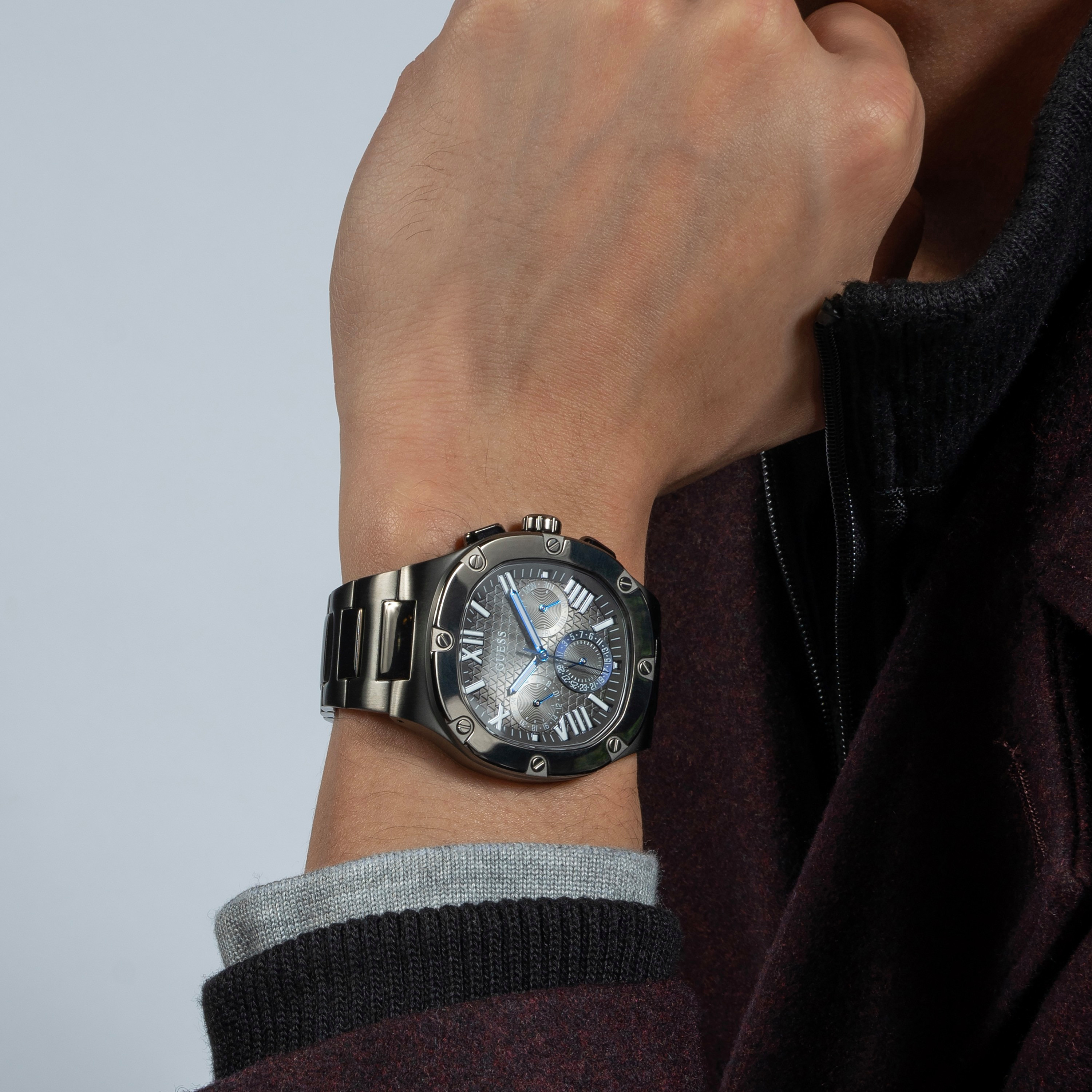 MTP-B125RL-5AVDF | ساعة أنالوج بسوار جلدي كستنائي للرجال من كاسيو-men-watchesandjewellery-watches-image-5