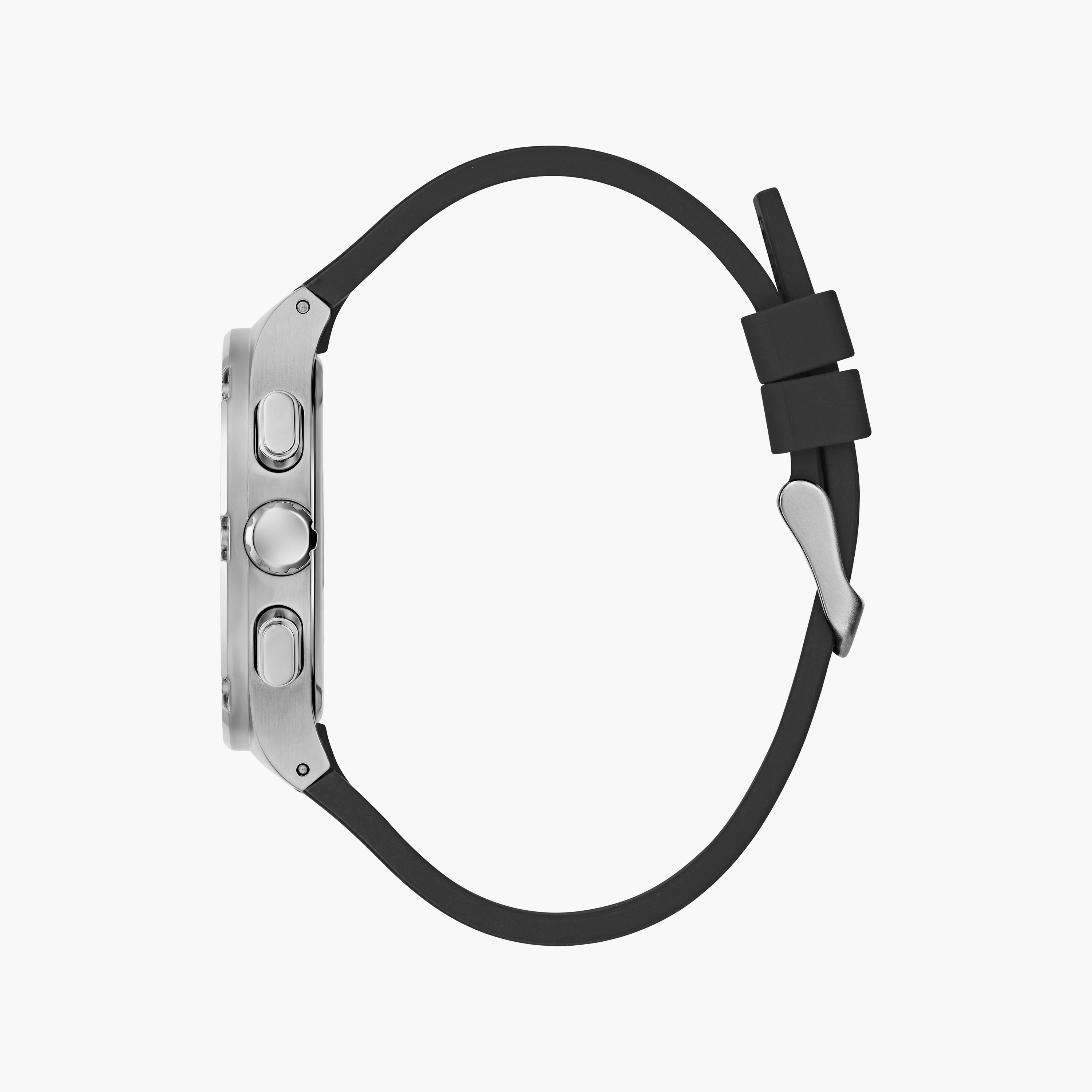 Guess Men's Black Chronograph Silicone Strap Watch | GW0571G1 | 42 MM 2