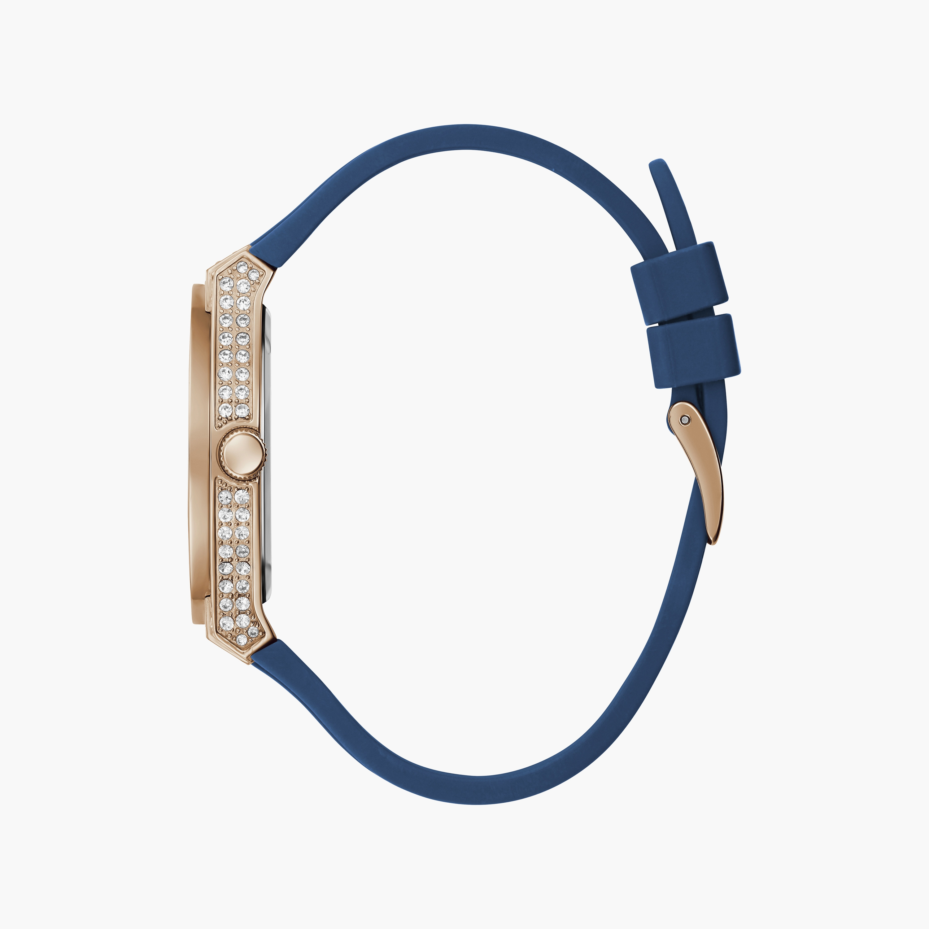 Guess Women's Blue Analog Silicone Strap Watch | GW0439L4 | 39 MM-women-watchesandjewellery-watches-image-2