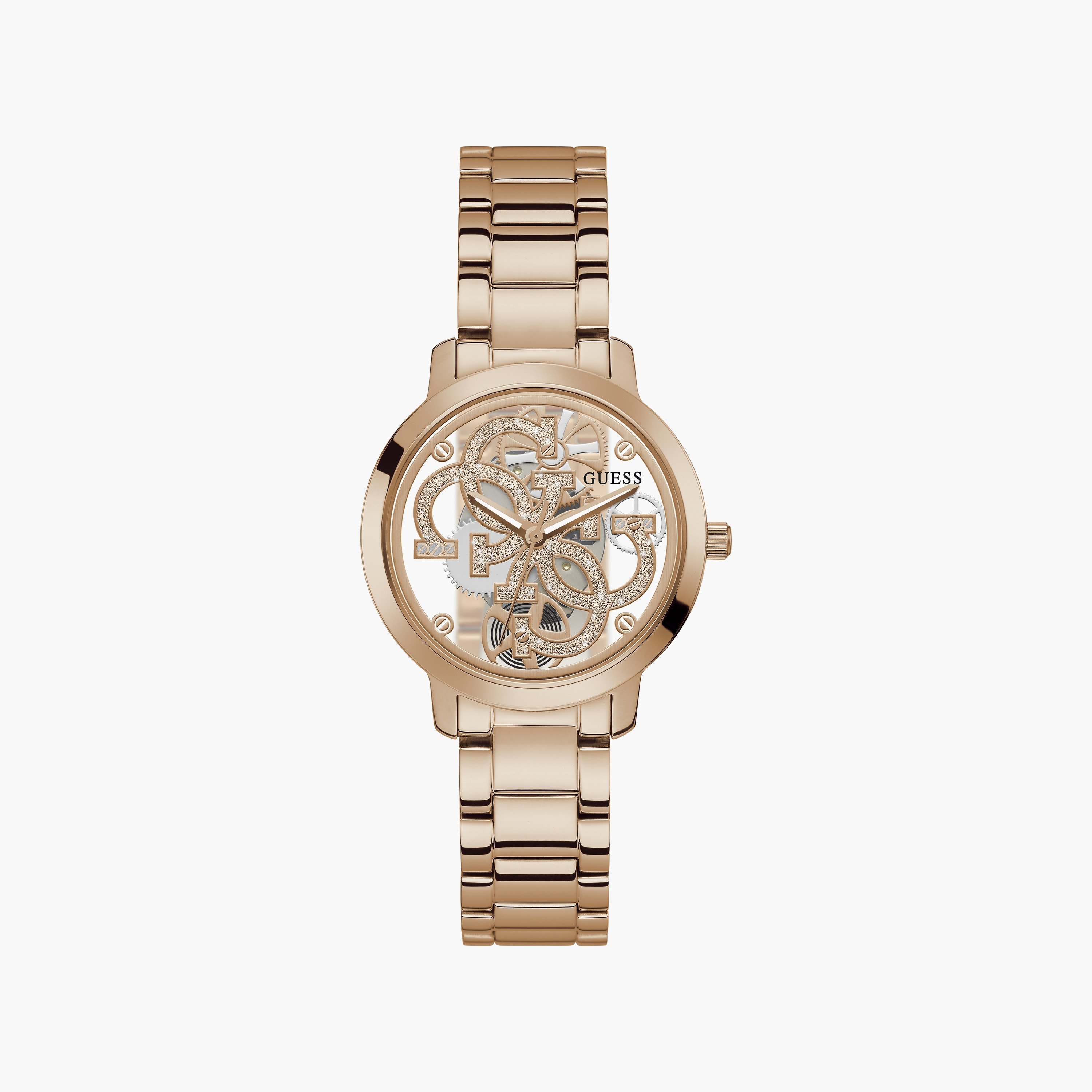 Guess Women's Rose Gold Analog Stainless Steel Strap Watch | GW0300L3 | 36 MM-women-watchesandjewellery-watches-image-1
