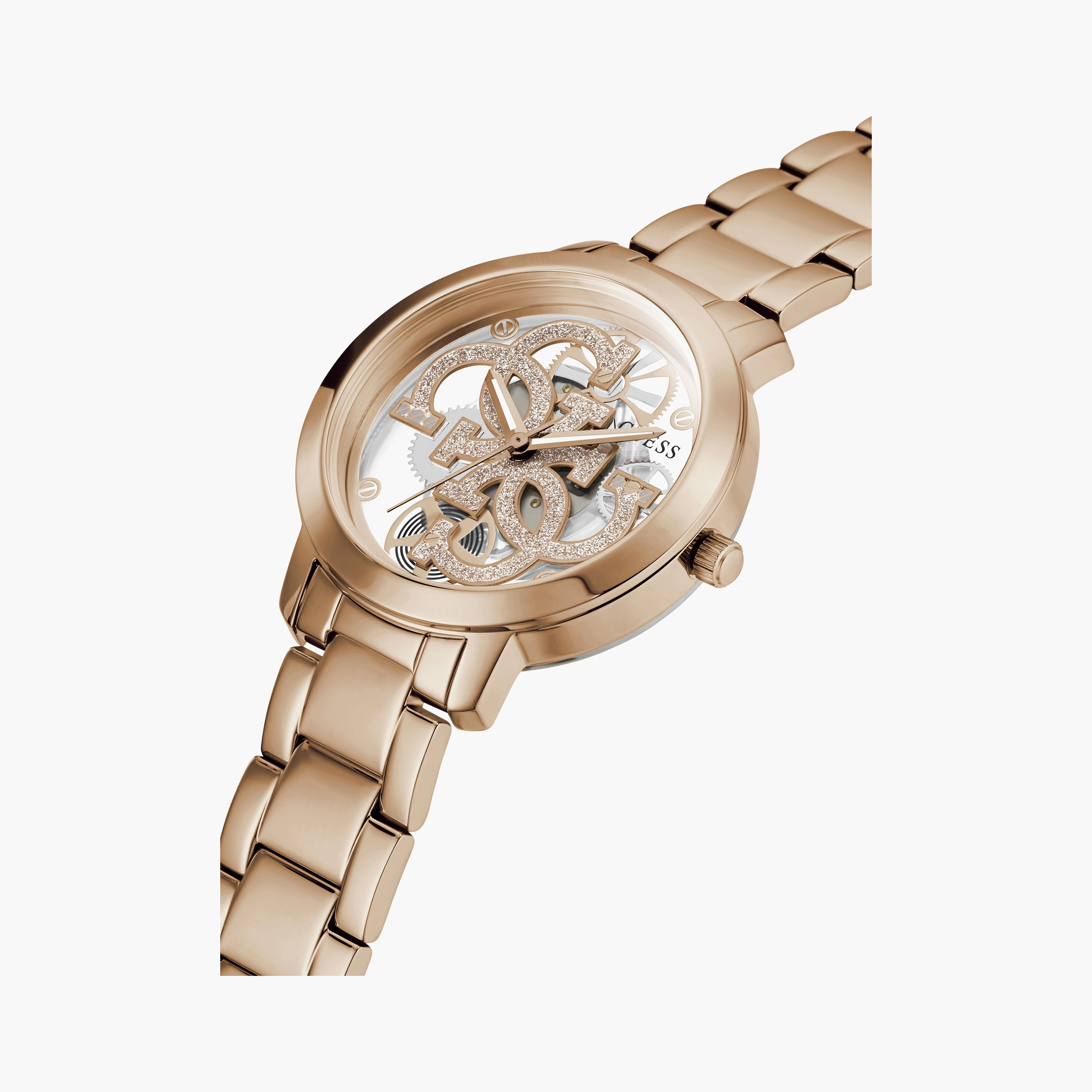 Guess Women's Rose Gold Analog Stainless Steel Strap Watch | GW0300L3 | 36 MM-women-watchesandjewellery-watches-image-4