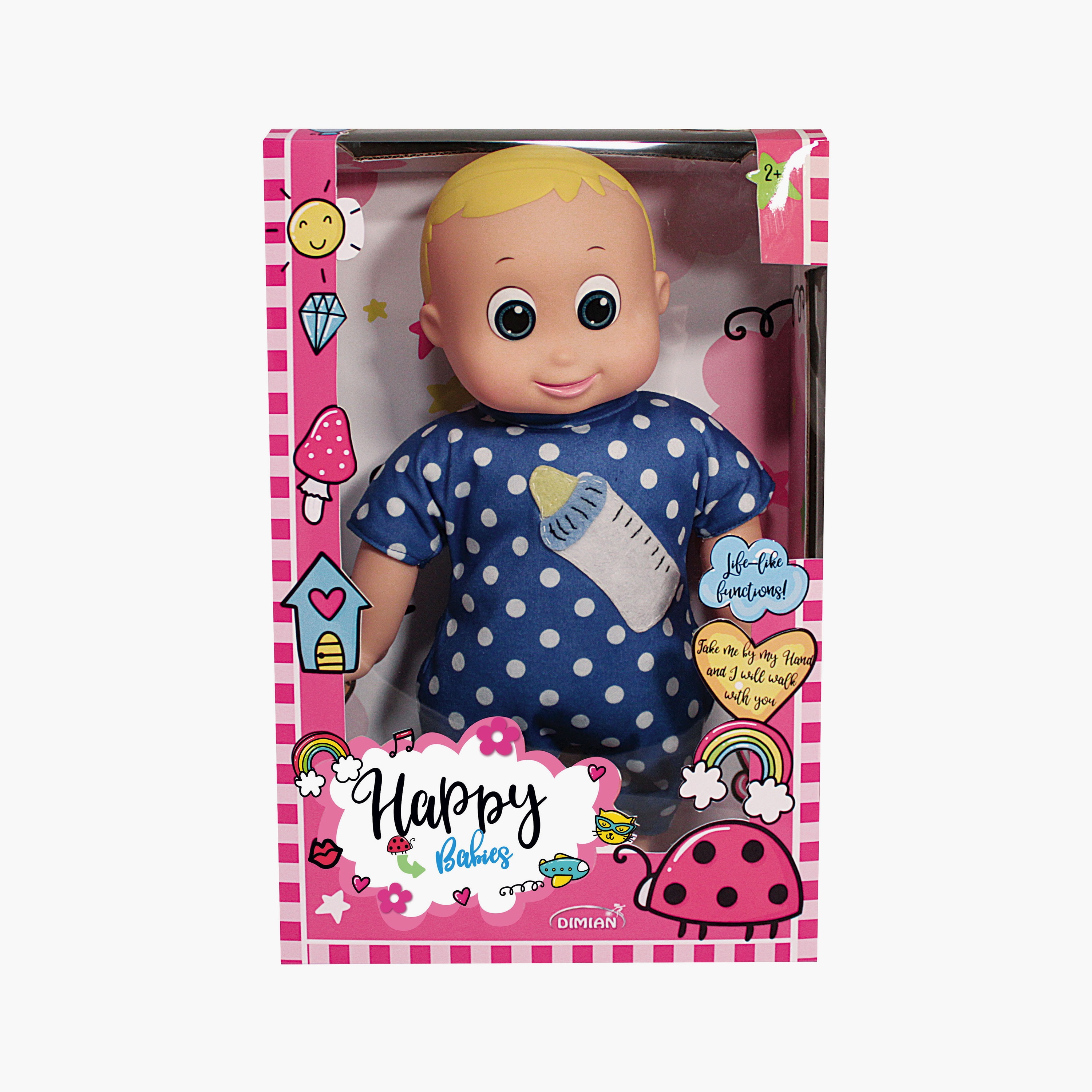 Buy Bambolina Happy Babies Walking Doll 35cm Online Babyshop KSA