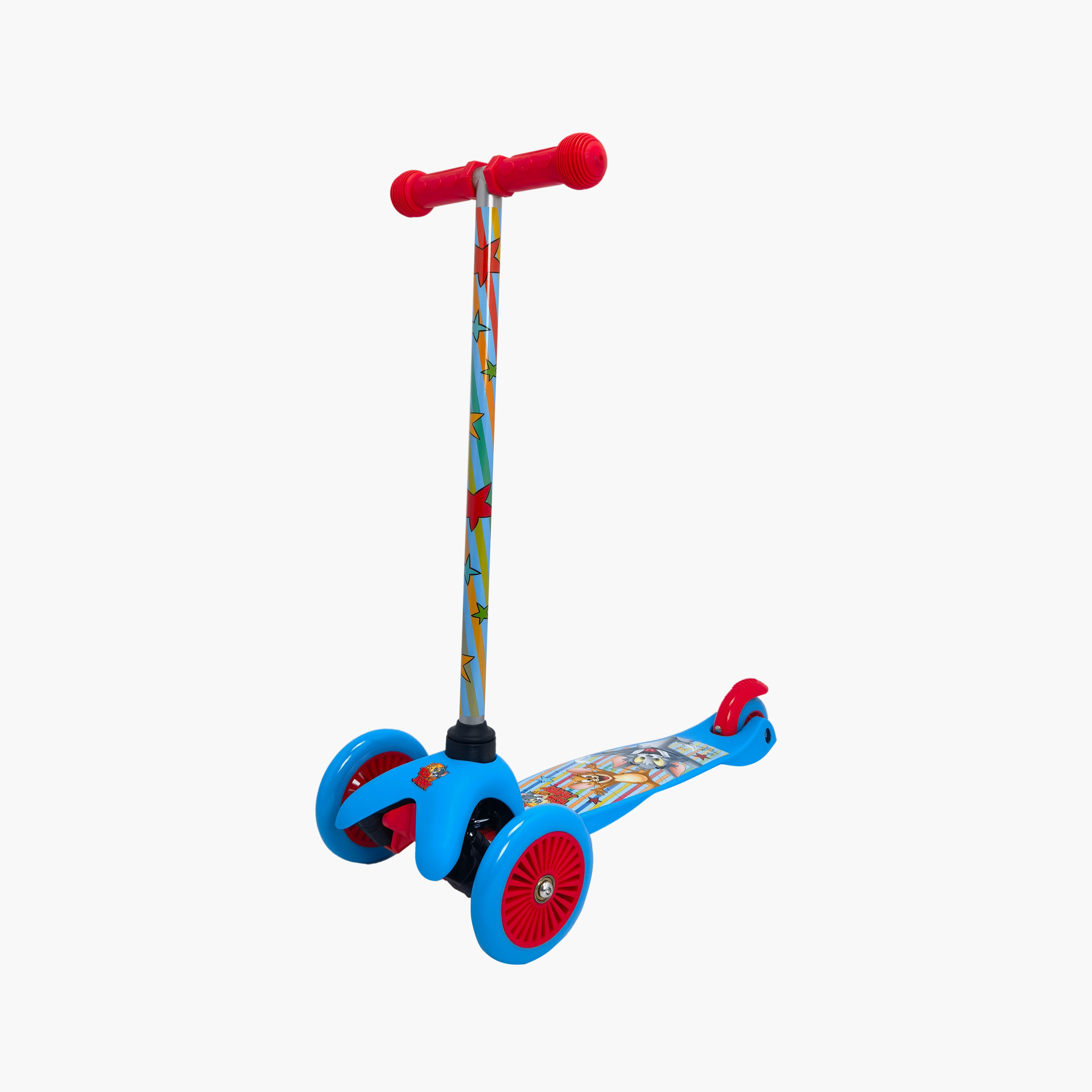 Tom & Jerry 3 Wheels Scooter with Rear Foot Brake-toys-outdoor-scooters-image-1