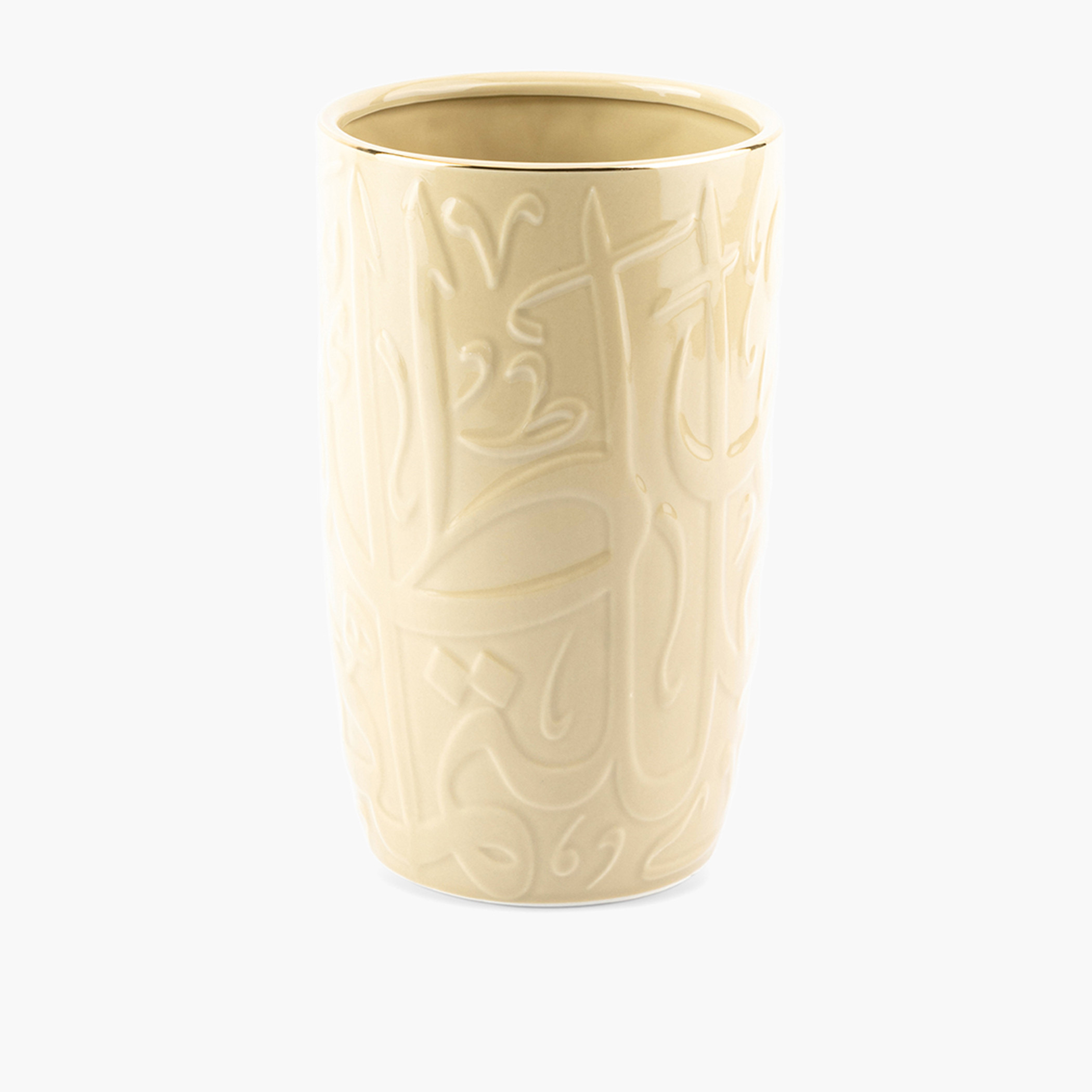 Otantik Diwan Porcelain Vase - 11x11x20 cms-household-decor-vasesandbowls-image-2