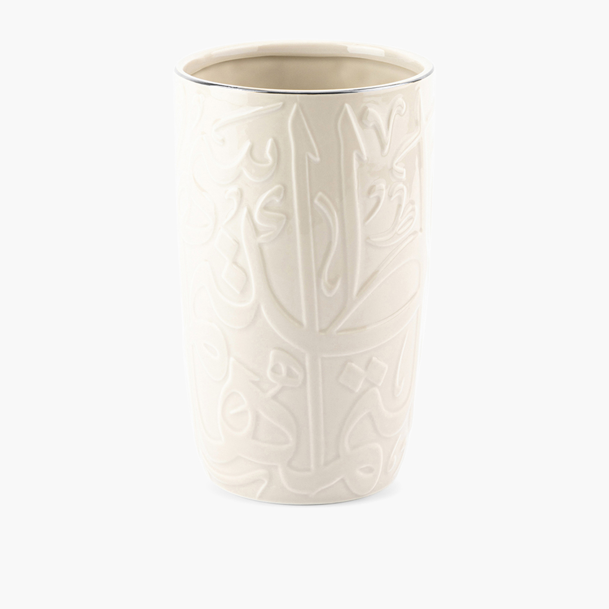 Otantik Diwan Porcelain Vase - 11x11x20 cms-household-decor-vasesandbowls-image-2