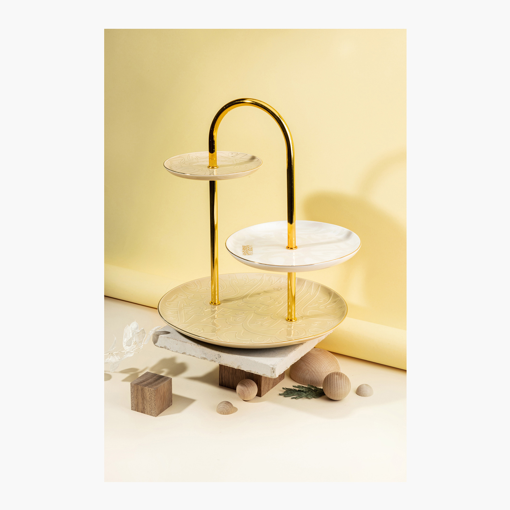 Otantik 3-Tier Porcelain Cake Stand-household-dining-serveware-cakestands-image-2