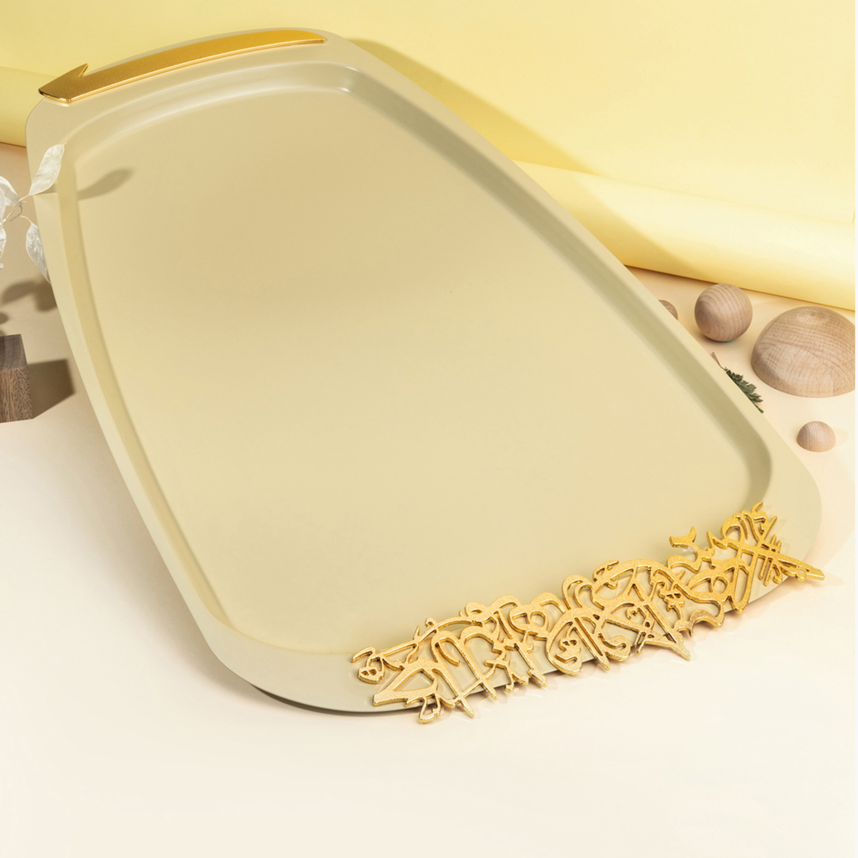Otantik Diwan Iron Decorative Tray - 562x40 cms-household-dining-serveware-servingtrays-image-1