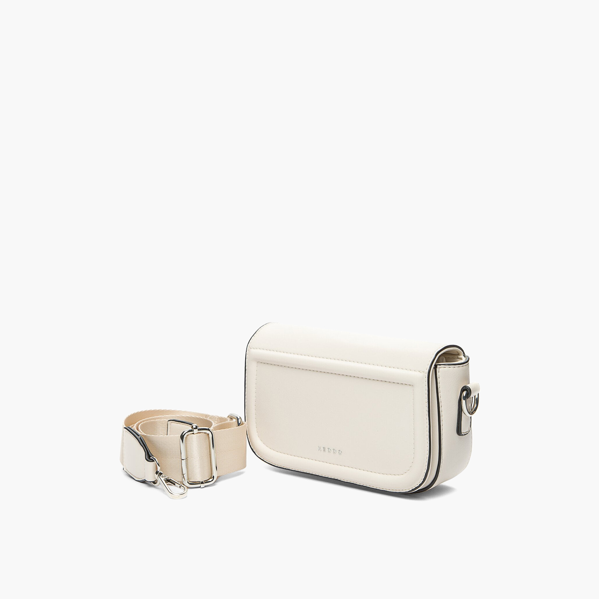 شنطة كروس بودي سادة بحزام قابل للتّعديل وزر إغلاق من كيدو-women-bagsandwallets-handbags-image-1