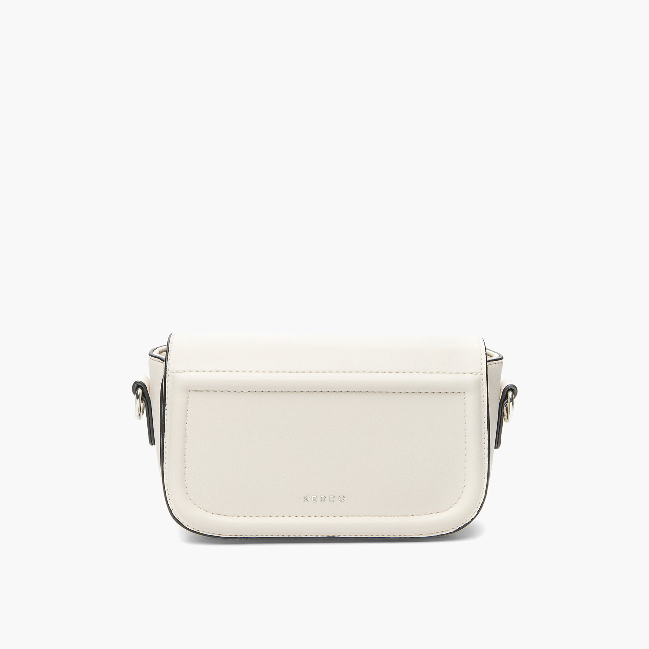 شنطة كروس بودي سادة بحزام قابل للتّعديل وزر إغلاق من كيدو-women-bagsandwallets-handbags-image-2