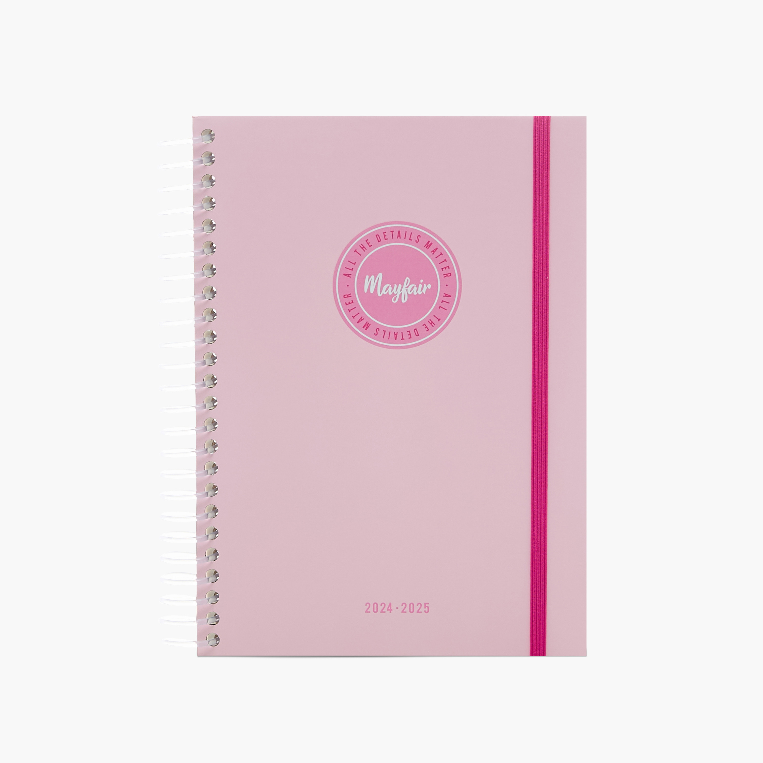 Mayfair Slogan Print Spiral Notebook-school-stationery-notebooks-image-1