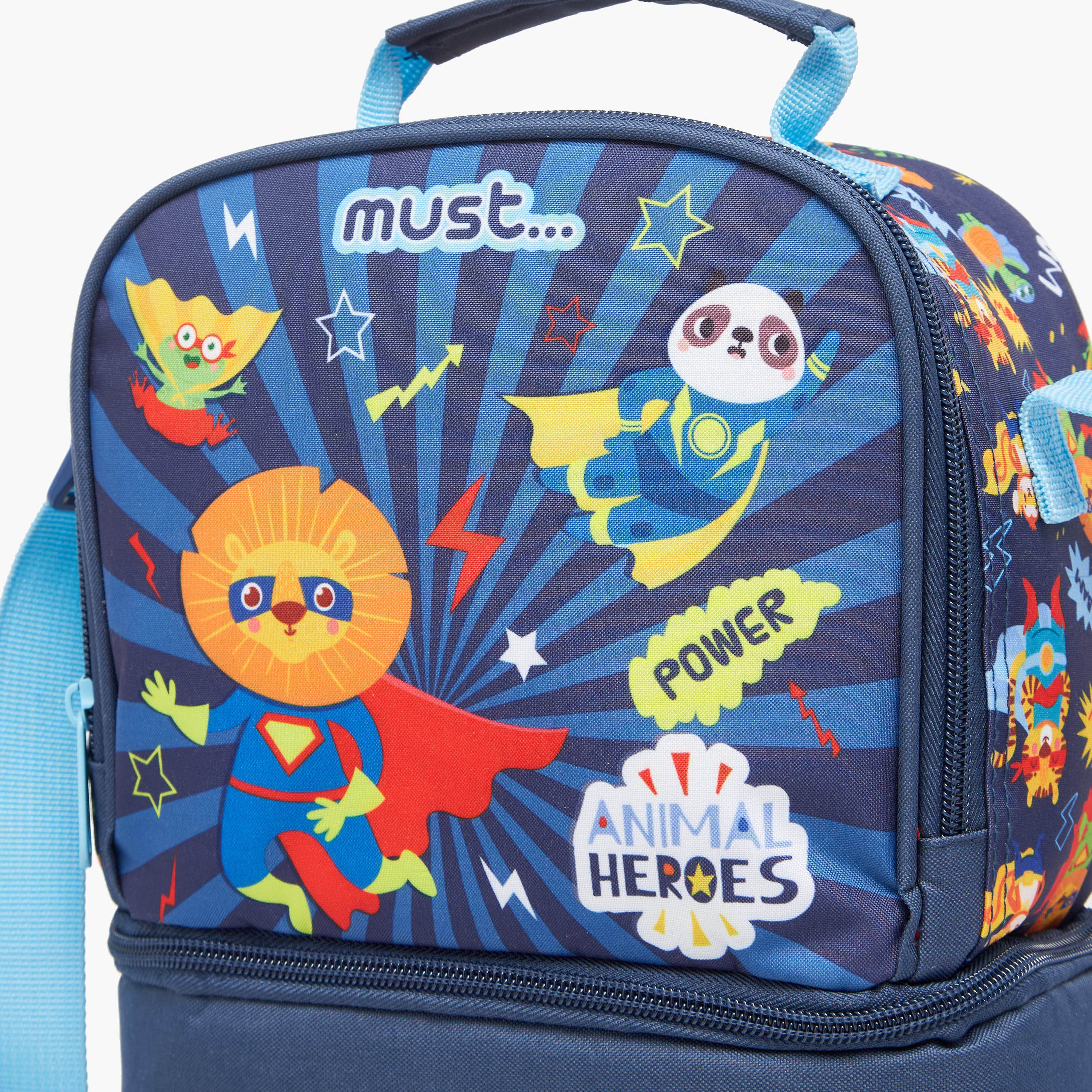 Must Graphic Print Lunch Bag with Adjustable Strap and Top Handle-school-lunchessentials-lunchbags-image-3