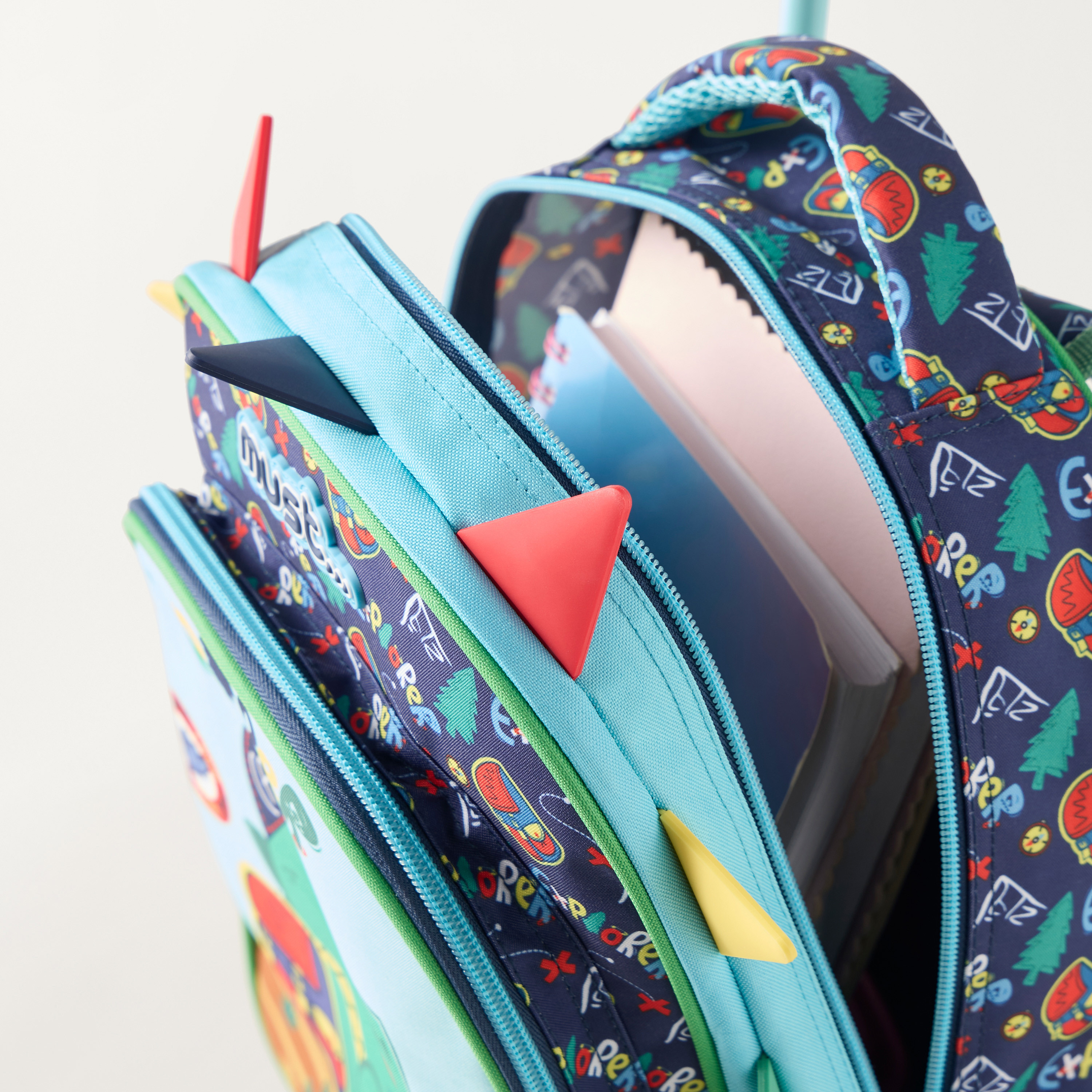 Must Dinosaur Print Print Softcase Trolley Bag with Zip Closure - 27x10x31 cms-school-bagsandbackpacks-trolleybags-image-9