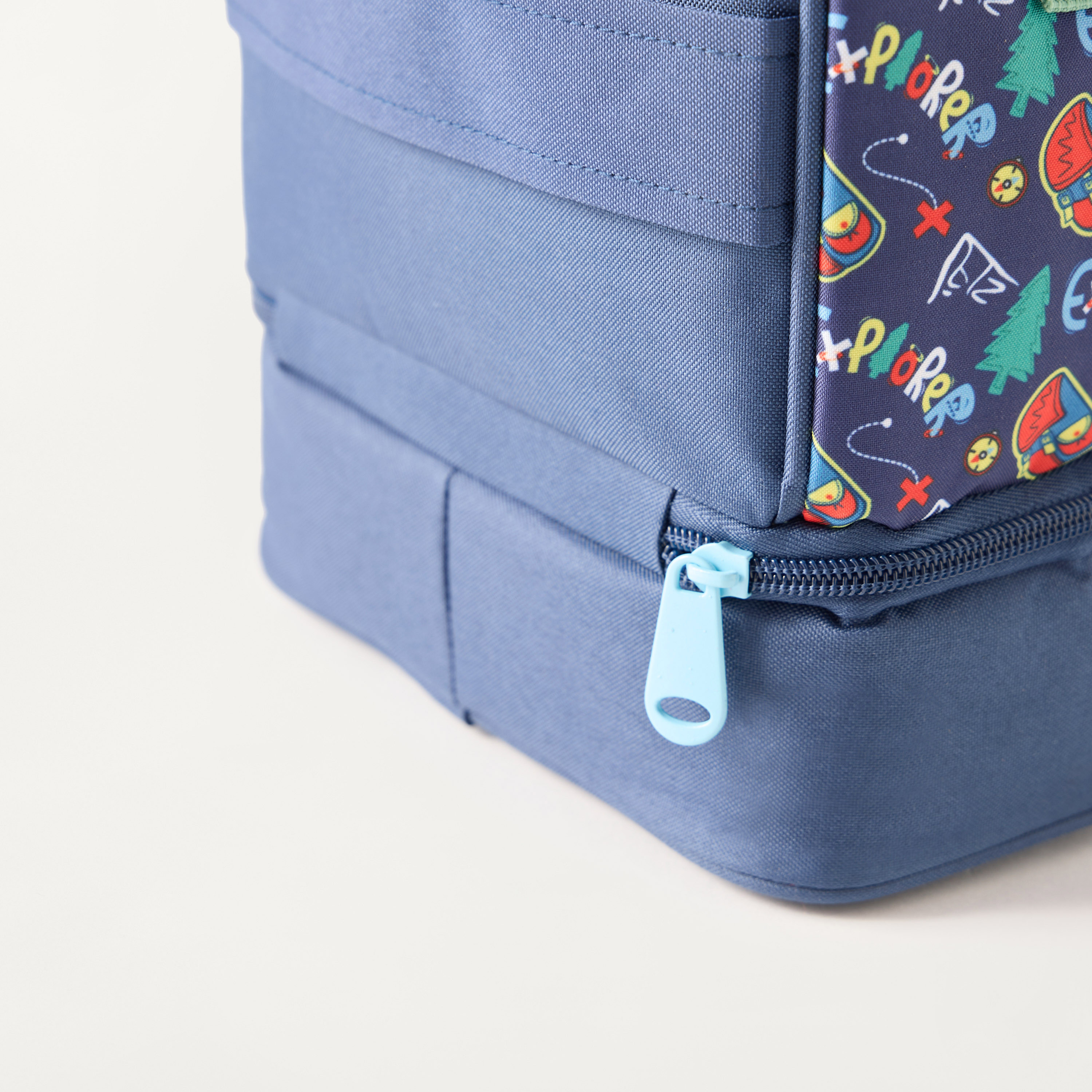 Must Dinosaur Print Lunch Bag with Zip Closure-school-lunchessentials-lunchbags-image-5