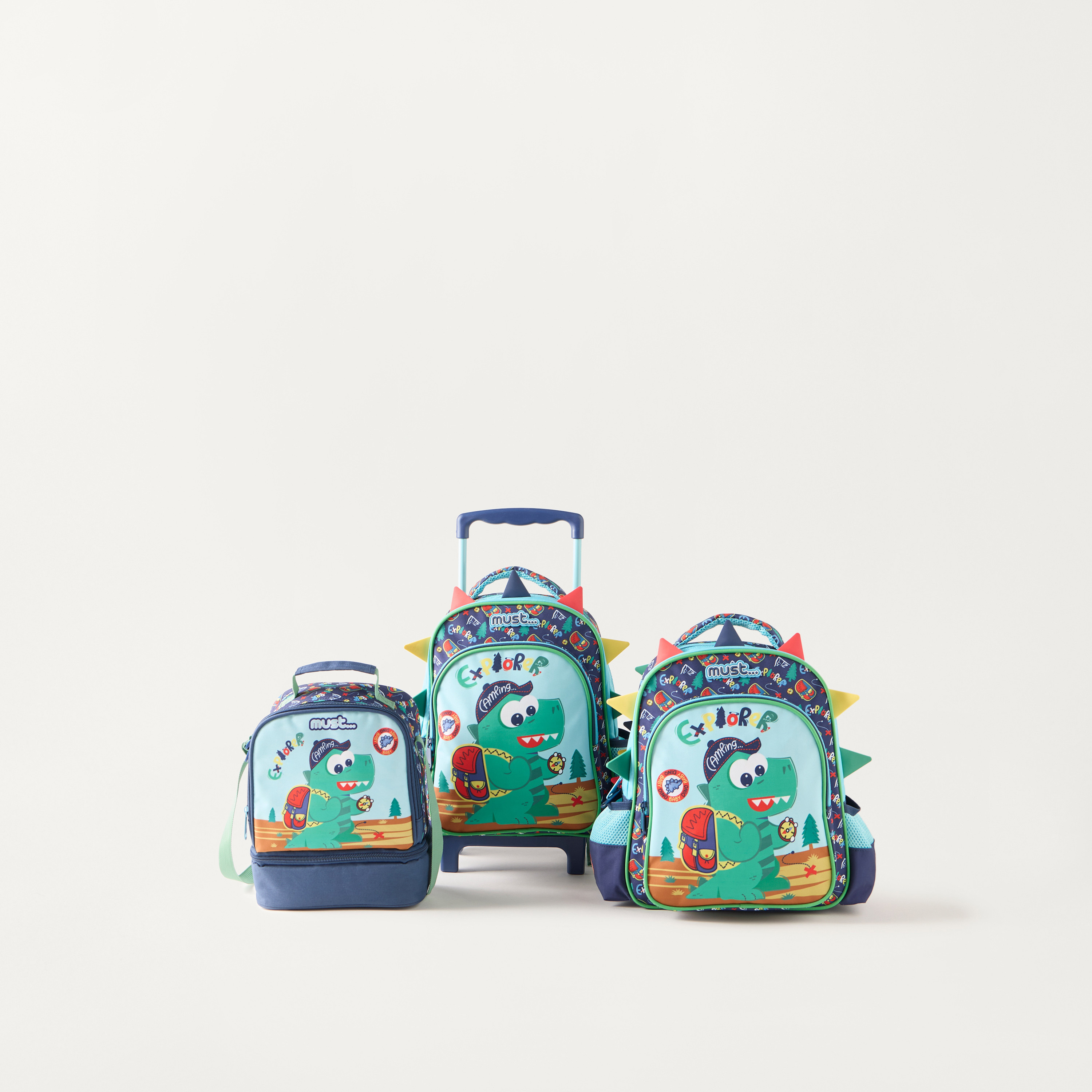 Must Dinosaur Print Lunch Bag with Zip Closure-school-lunchessentials-lunchbags-image-9