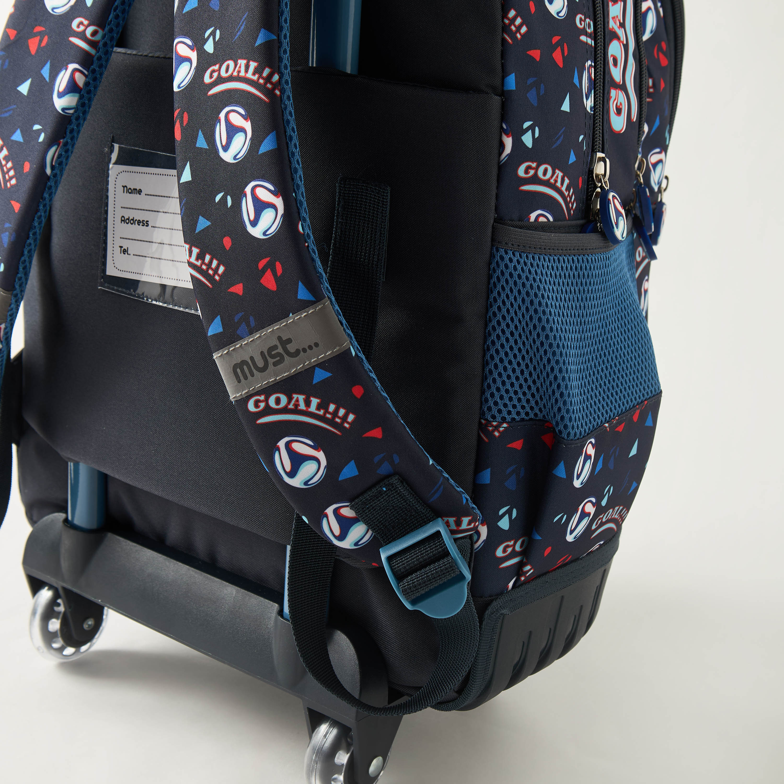 Must Football Print 16-inch Trolley Backpack with Wheels - 24x12x20 cm-school-bagsandbackpacks-trolleybags-image-5