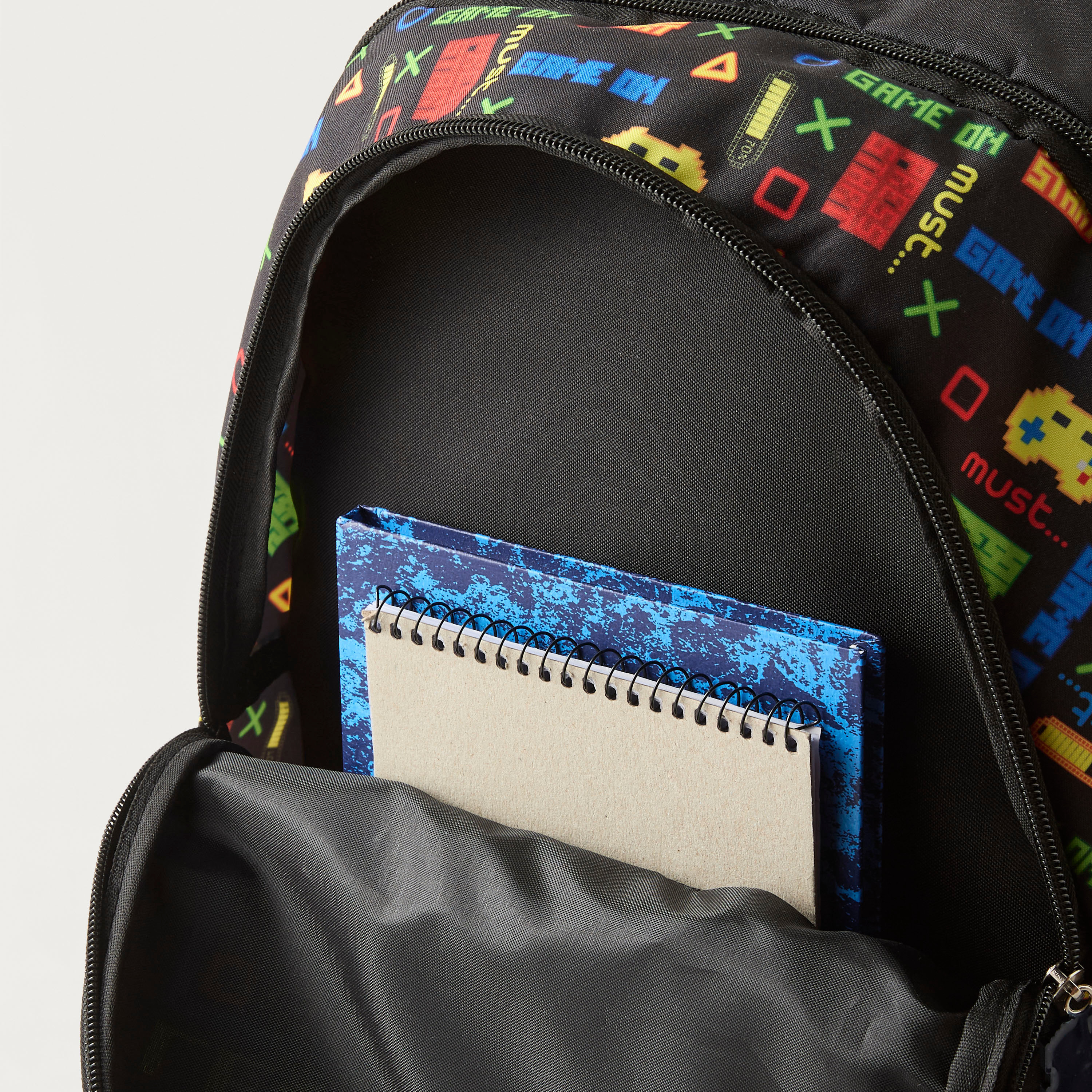 Must 16-inch All-Over Gamer Print Trolley Backpack with Retractable Handle - 24x12x20 cms-cpkids-backtoschool-schoolbagsandbackpacks-trolleybags-image-10