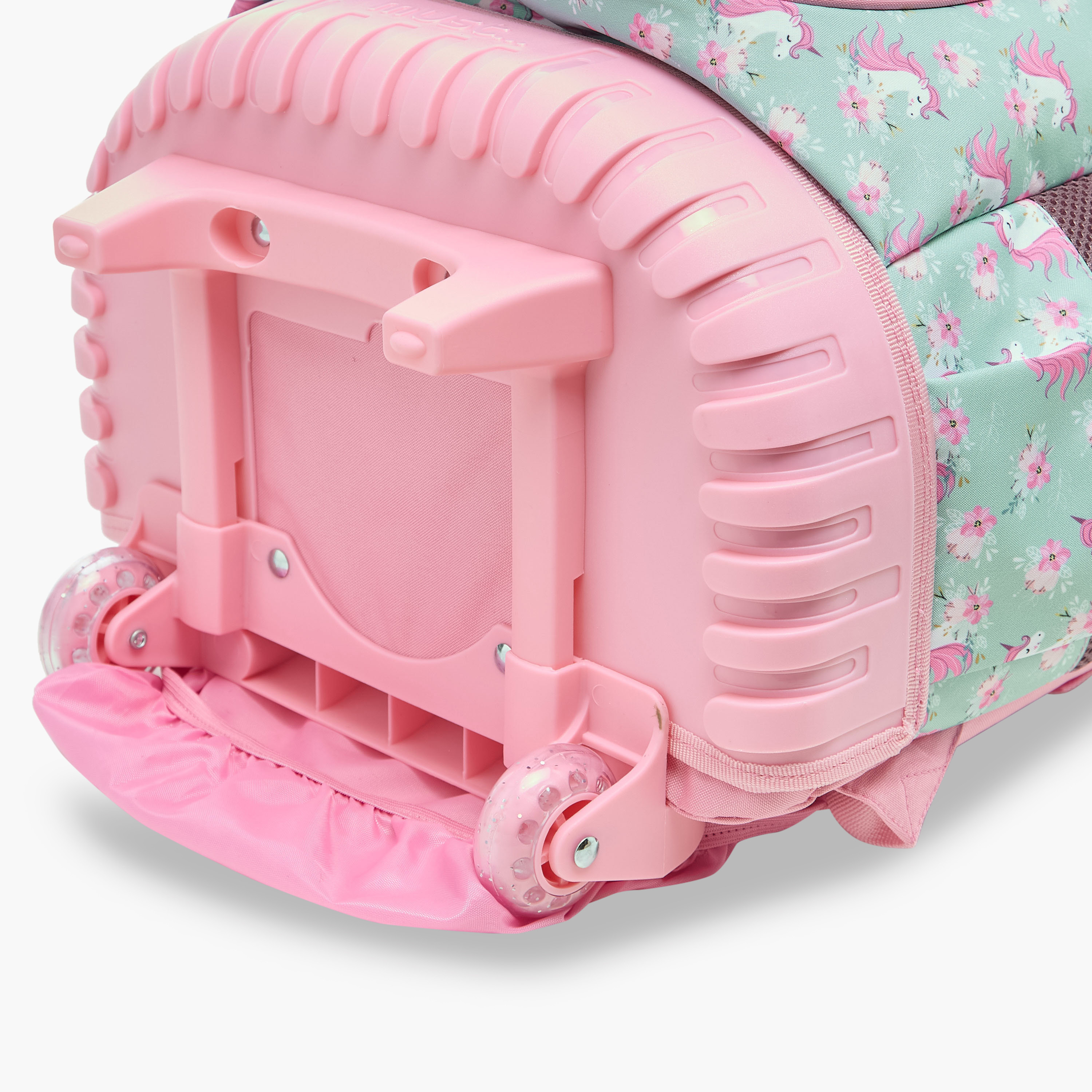 Must Unicorn Print 16 inch Trolley Backpack with Retractable Handle - 24x12x20 cms-school-bagsandbackpacks-trolleybags-image-10