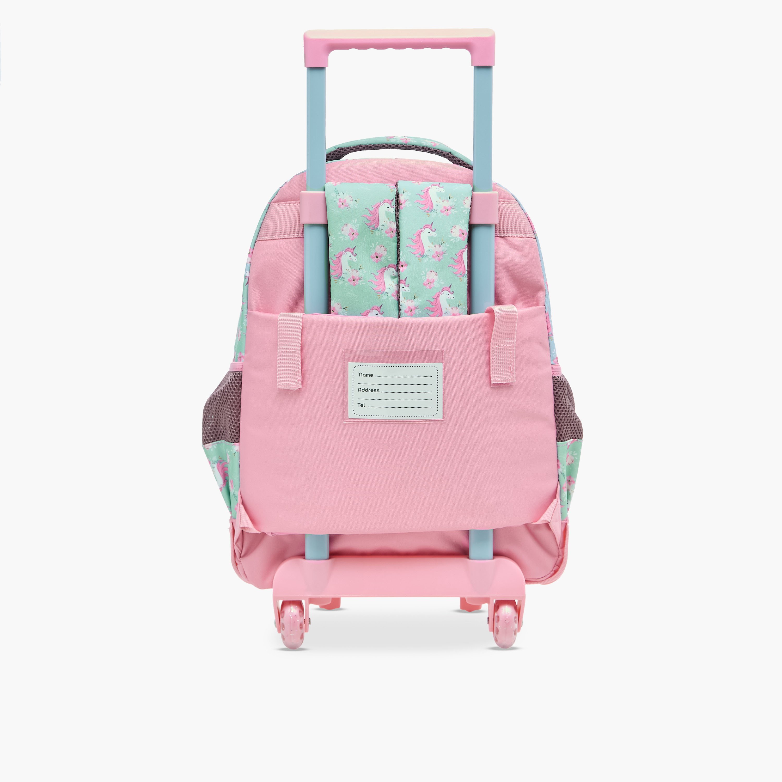 Must Unicorn Print 16 inch Trolley Backpack with Retractable Handle - 24x12x20 cms-school-bagsandbackpacks-trolleybags-image-7