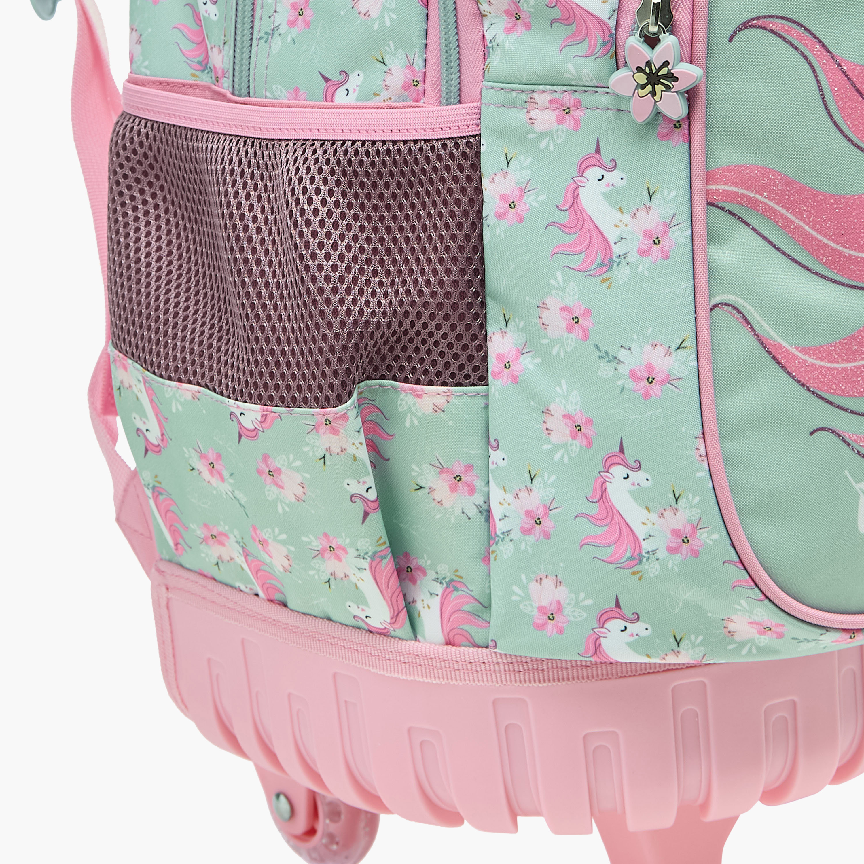 Must Unicorn Print 16 inch Trolley Backpack with Retractable Handle - 24x12x20 cms-school-bagsandbackpacks-trolleybags-image-9
