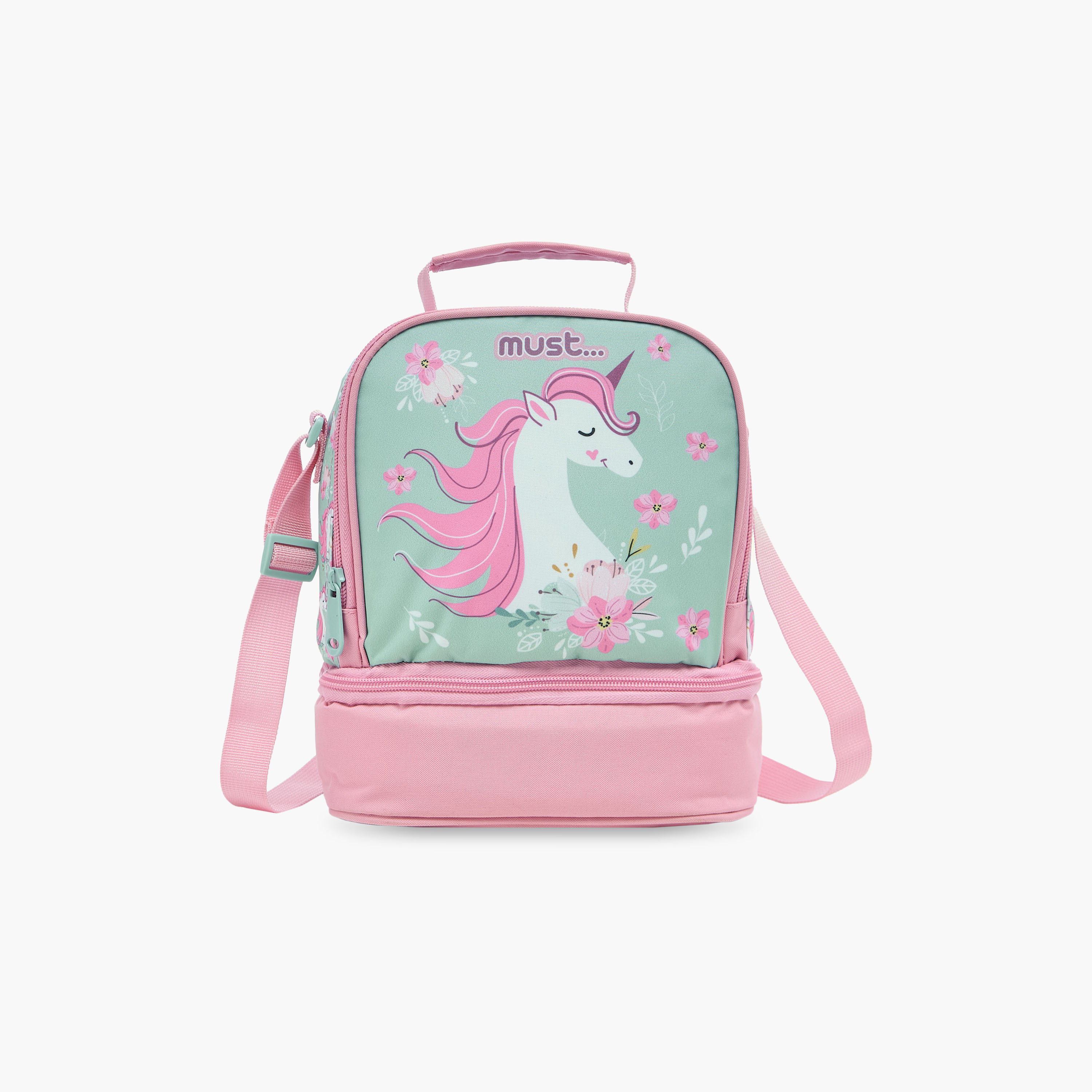 Must Unicorn Print Lunch Bag with Zip Closure-school-lunchessentials-lunchbags-image-1