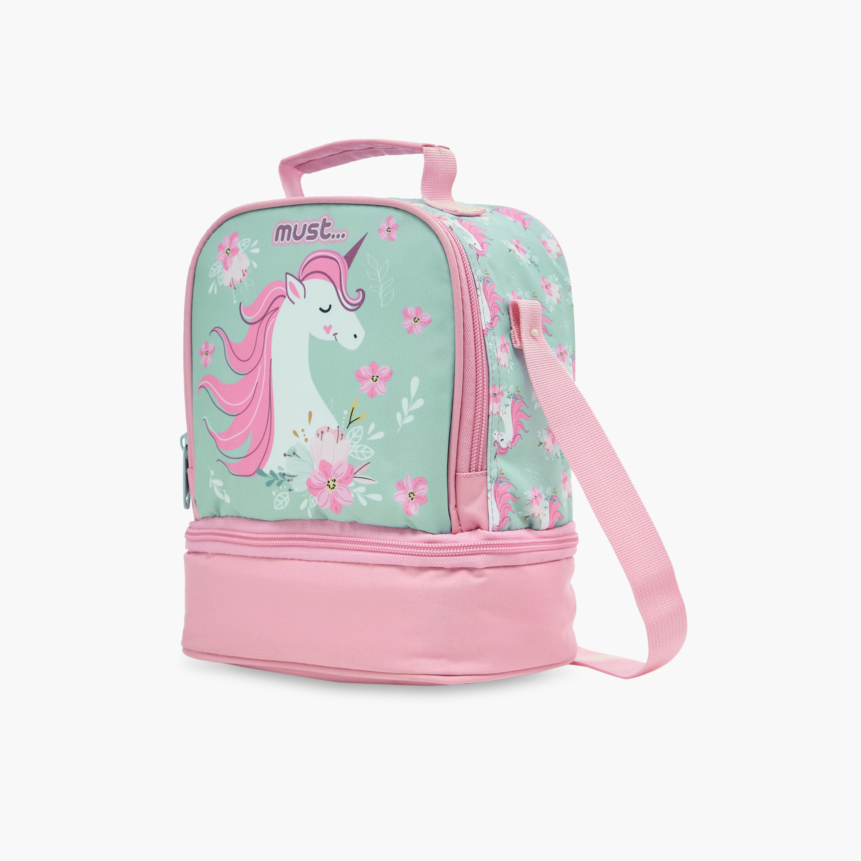 Must Unicorn Print Lunch Bag with Zip Closure-school-lunchessentials-lunchbags-image-2