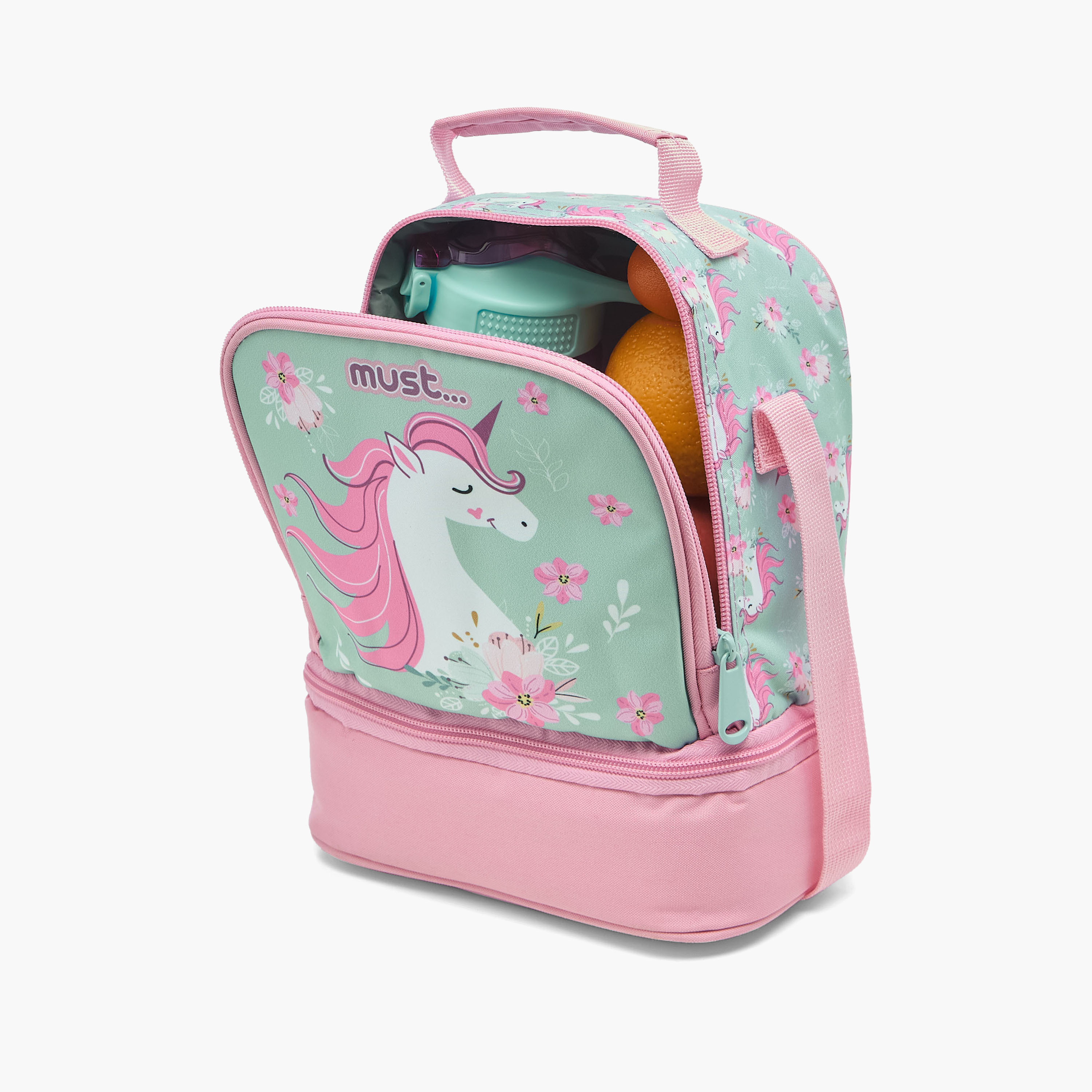 Must Unicorn Print Lunch Bag with Zip Closure-school-lunchessentials-lunchbags-image-4