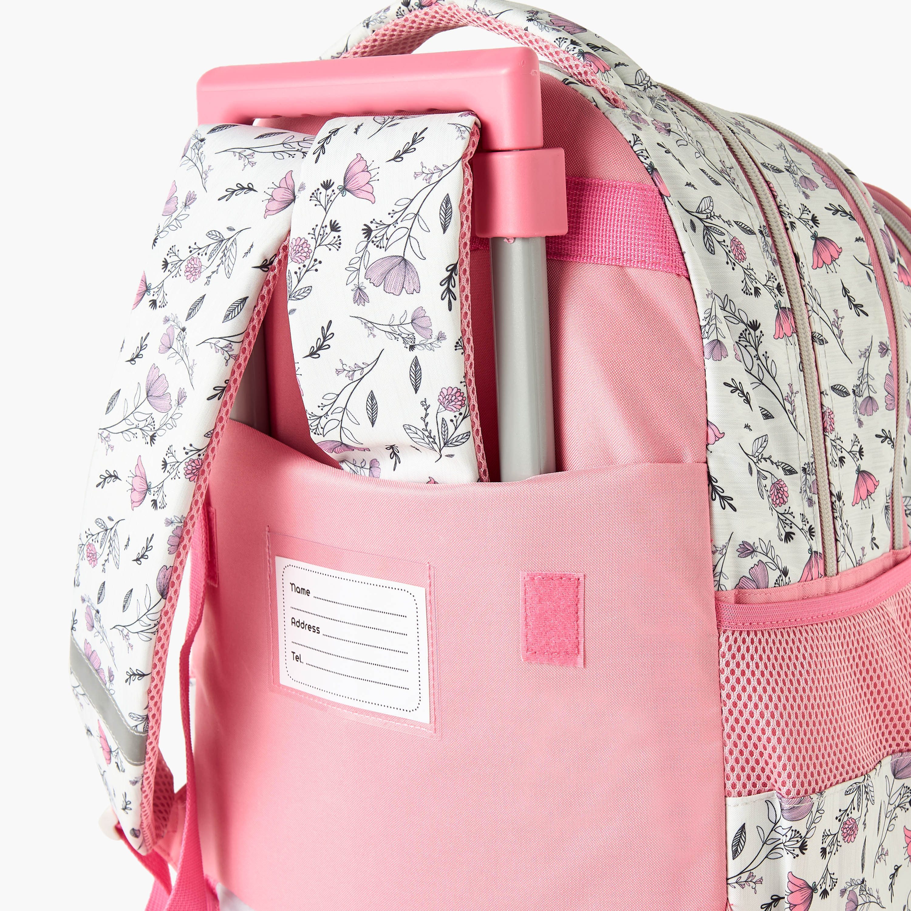 Must 16-inch All-Over Floral Print Trolley Backpack with Retractable Handle - 34x20x44 cms-cpkids-backtoschool-schoolbagsandbackpacks-trolleybags-image-7