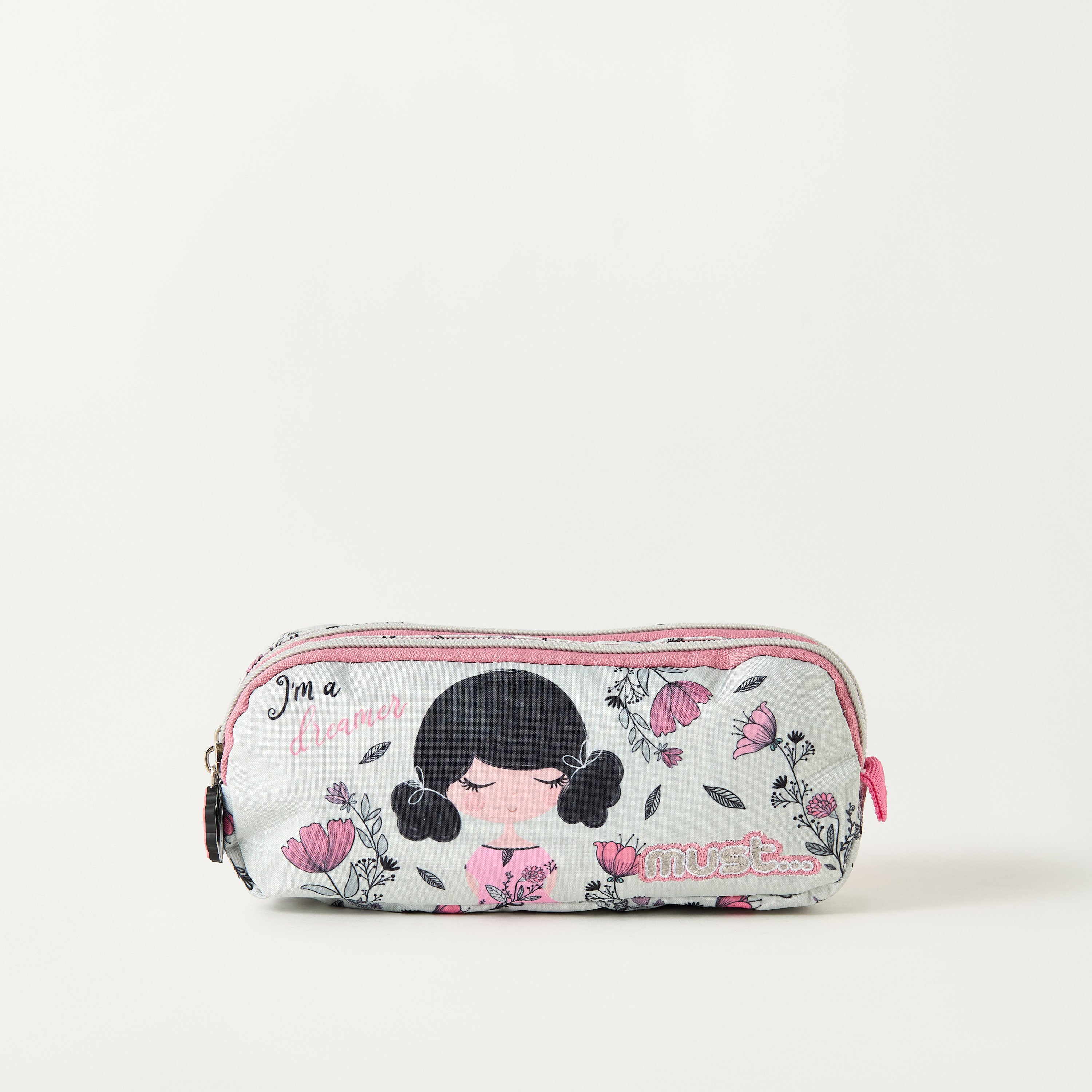 Must All-Over Print Pencil Case with Zip Closure-school-stationery-pencilcases-image-1